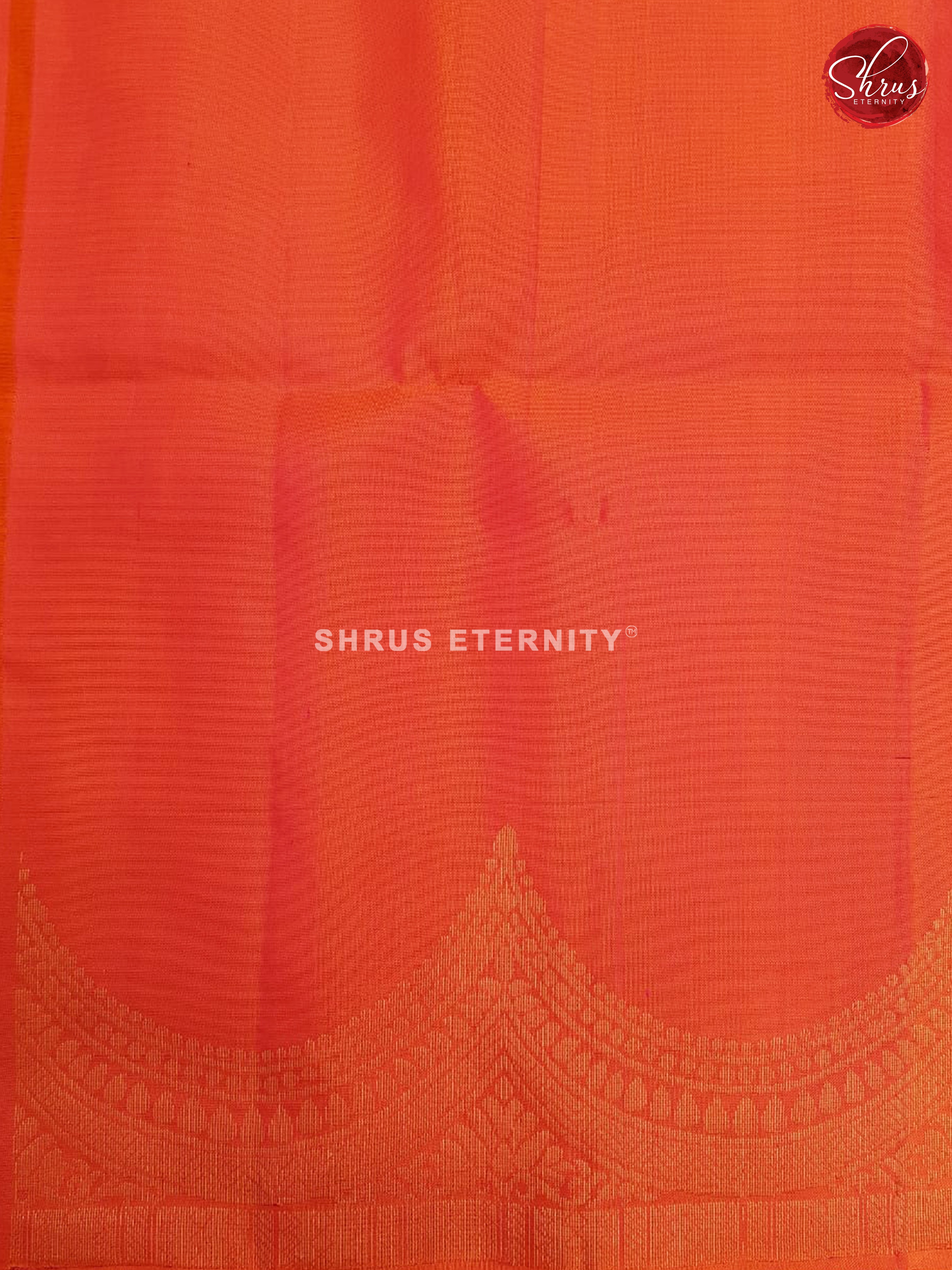 Navy Blue & Orangish Pink - Soft Silk - Shop on ShrusEternity.com