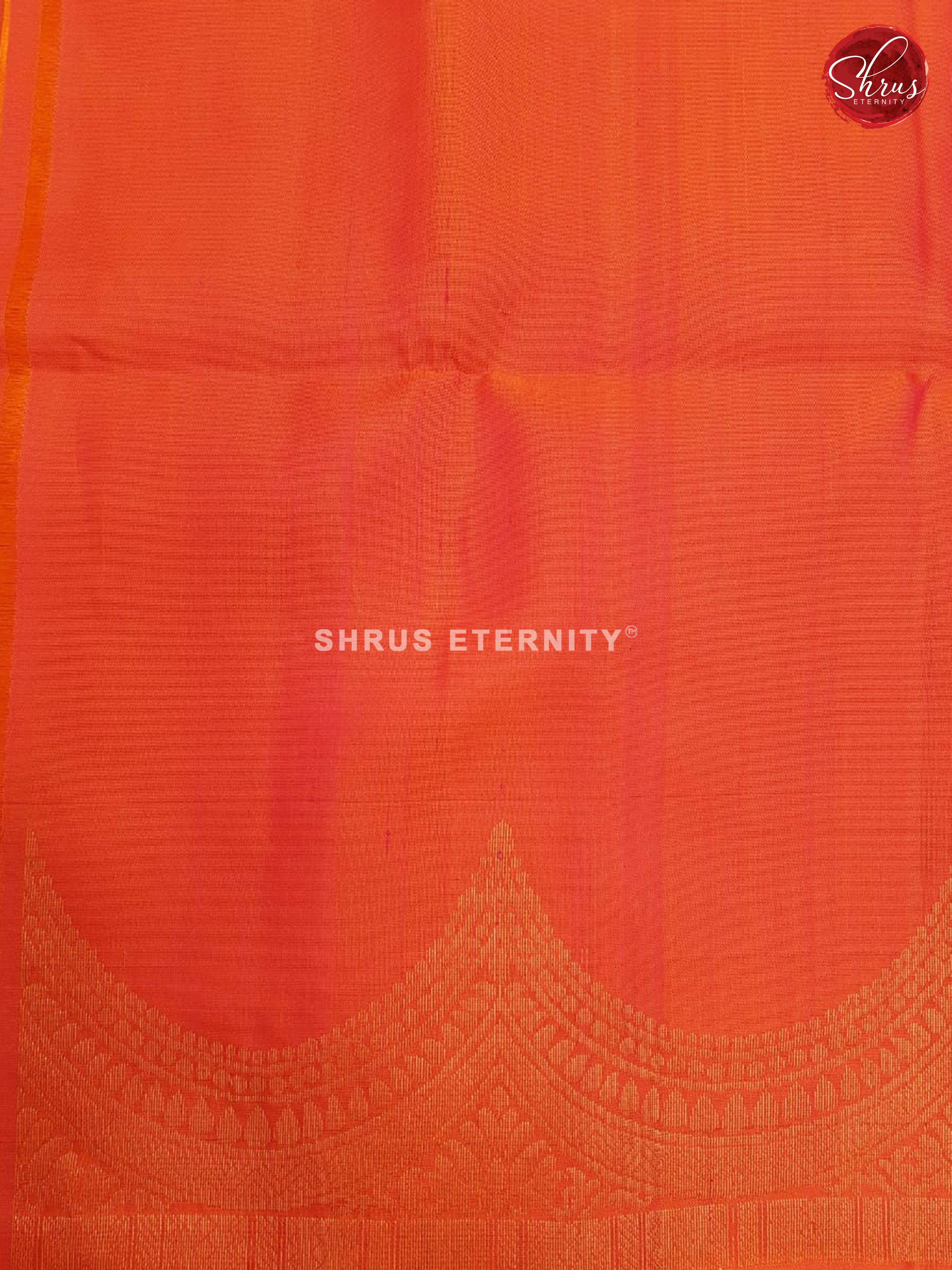 Bottle Green & Orangish Pink - Soft Silk - Shop on ShrusEternity.com
