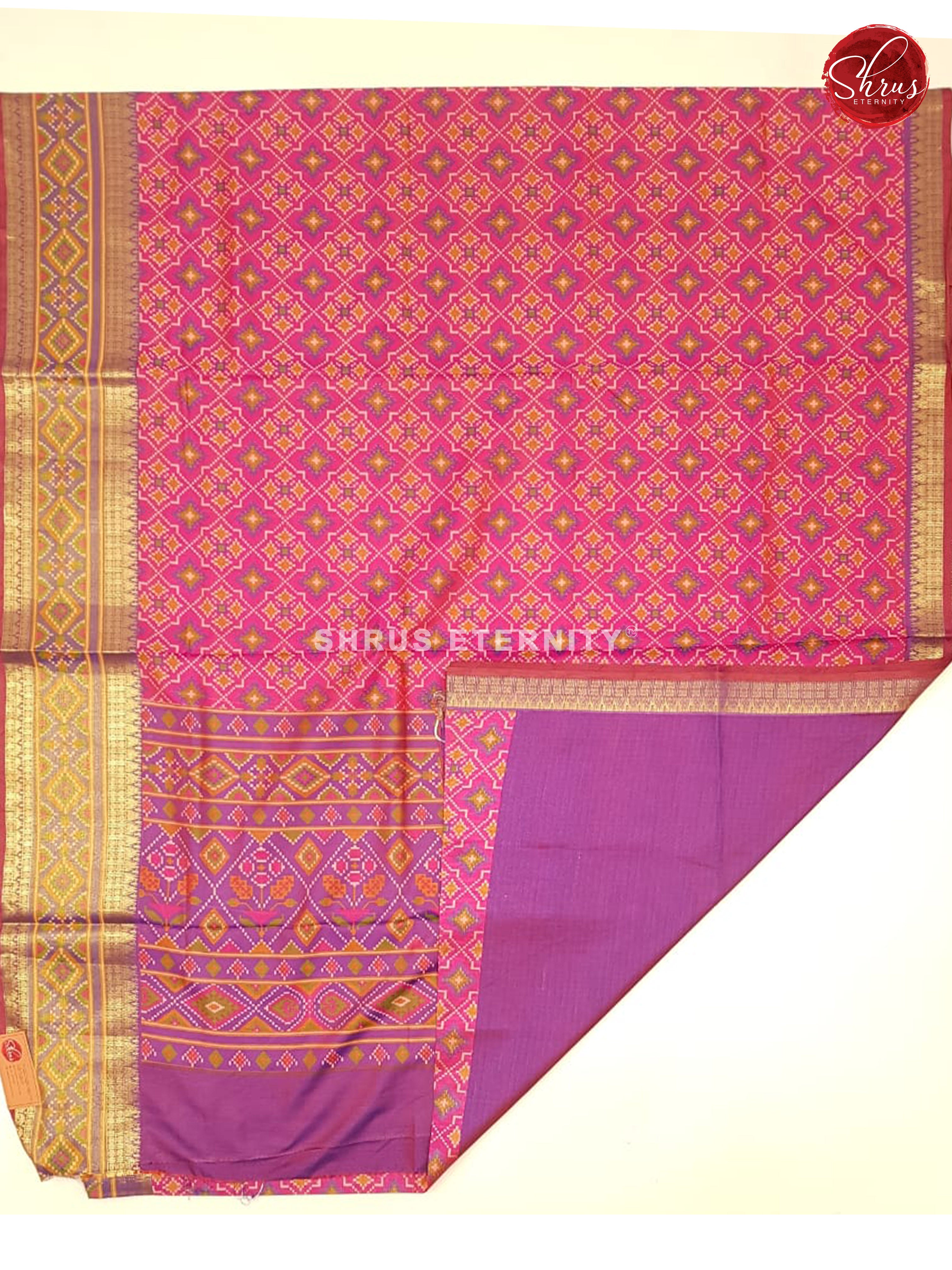 Pink & Purple - Semi Patola - Shop on ShrusEternity.com