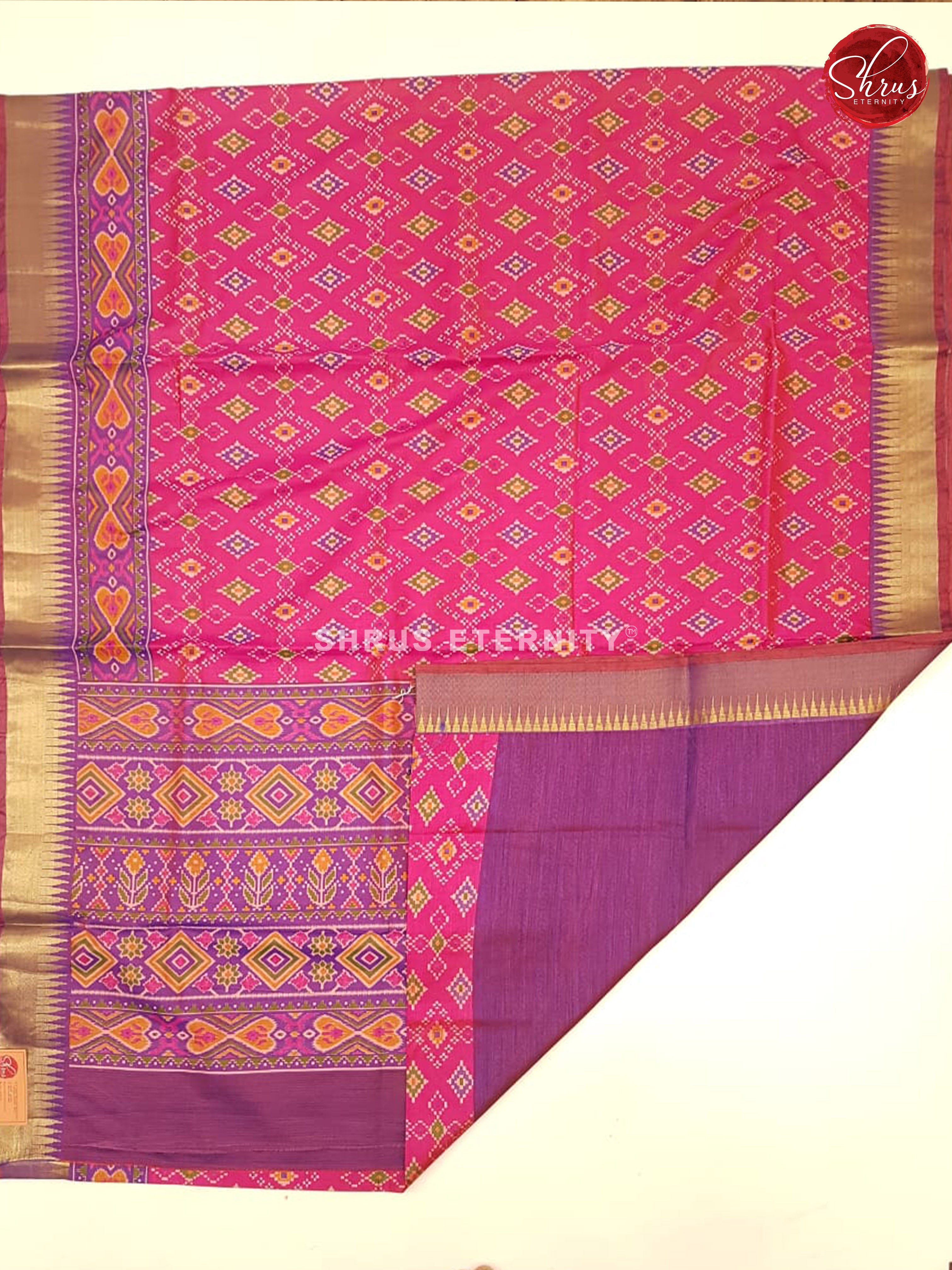 Pink & Purple - Semi Patola - Shop on ShrusEternity.com