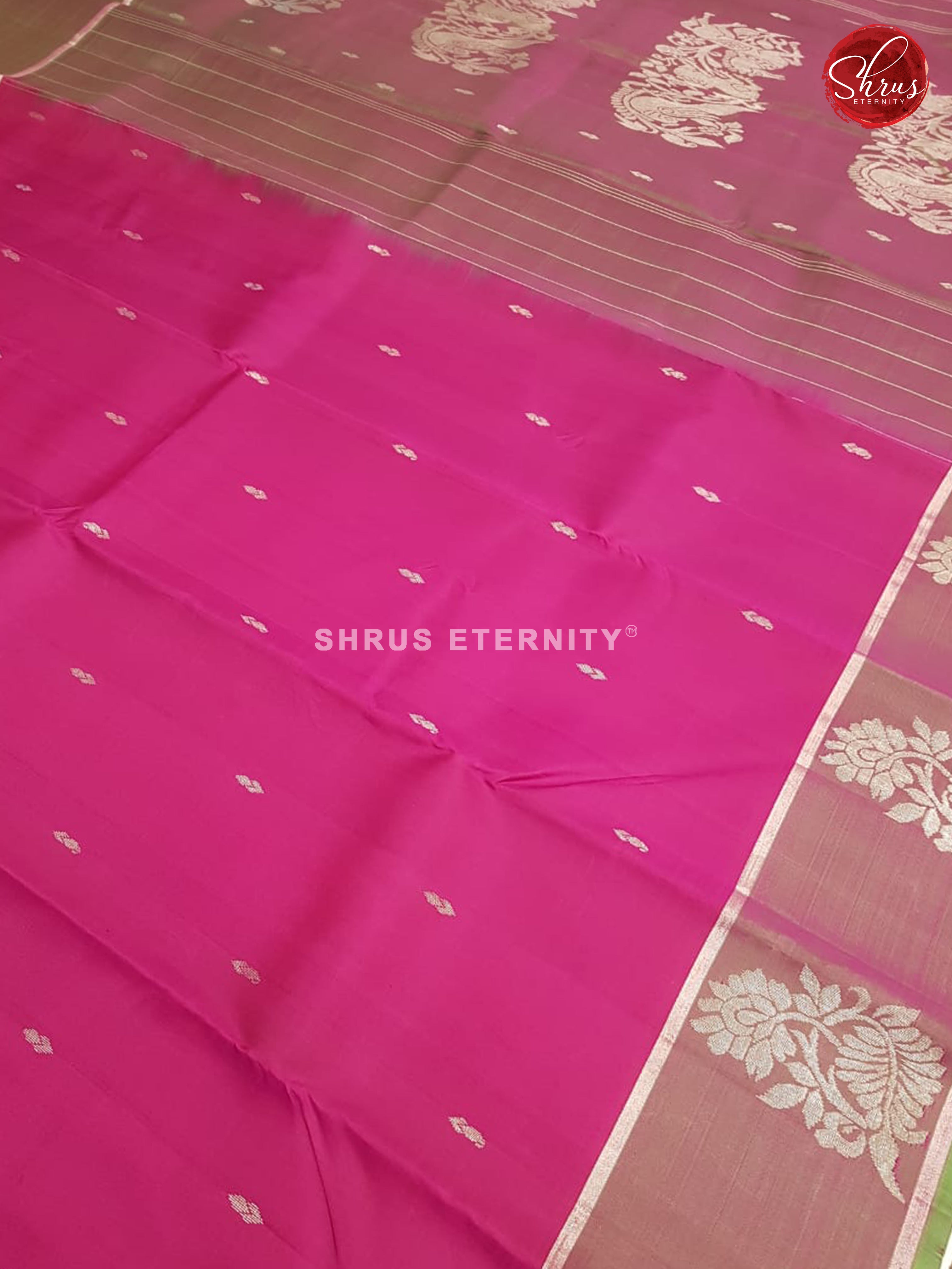 Purple & Kashish Grey - Kanchipuram Silk - Shop on ShrusEternity.com