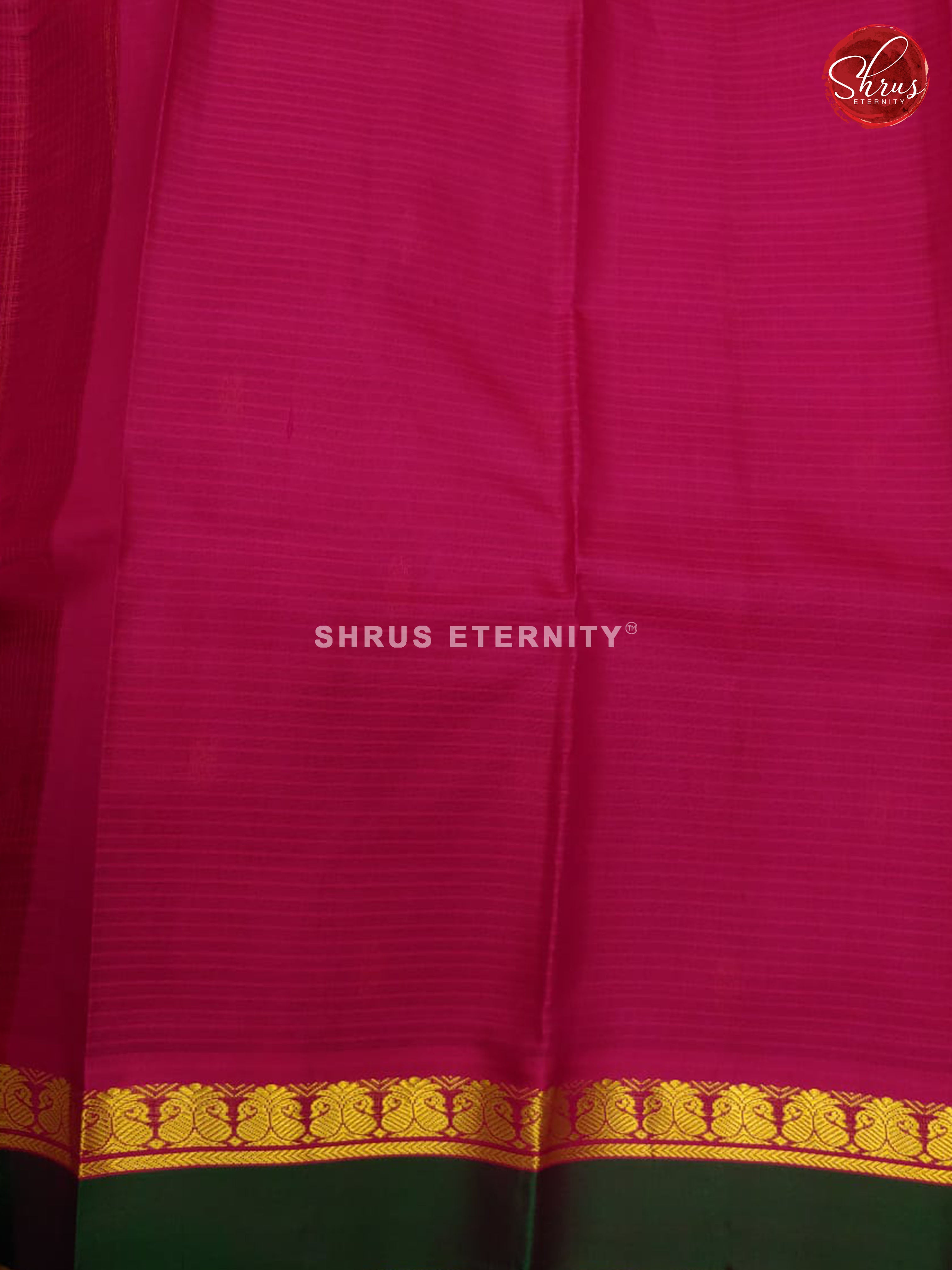 Purplish Blue & Pink - Kanchipuram Silk - Shop on ShrusEternity.com