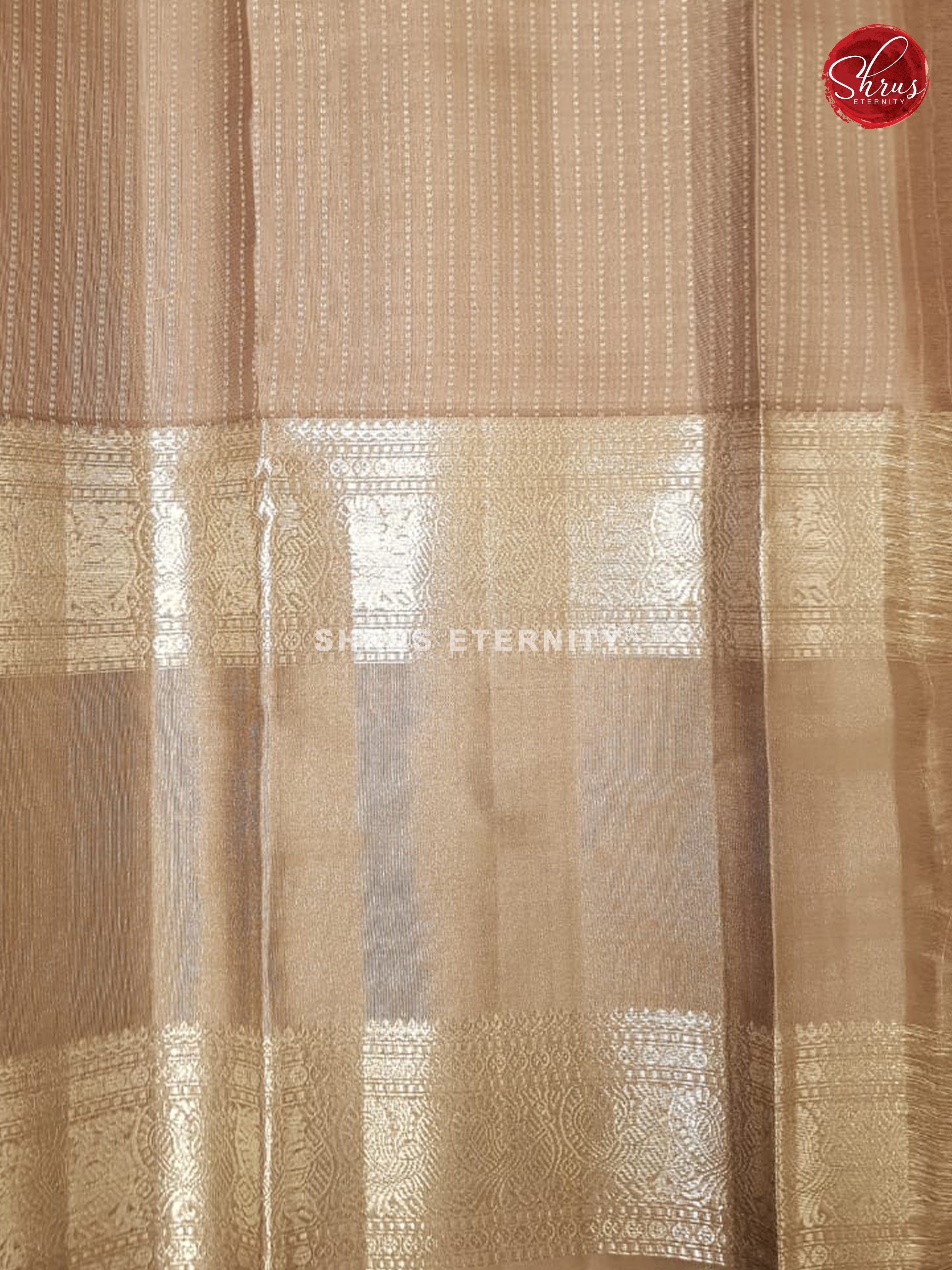 Pink & Silverish Grey - Kanchipuram Silk - Shop on ShrusEternity.com