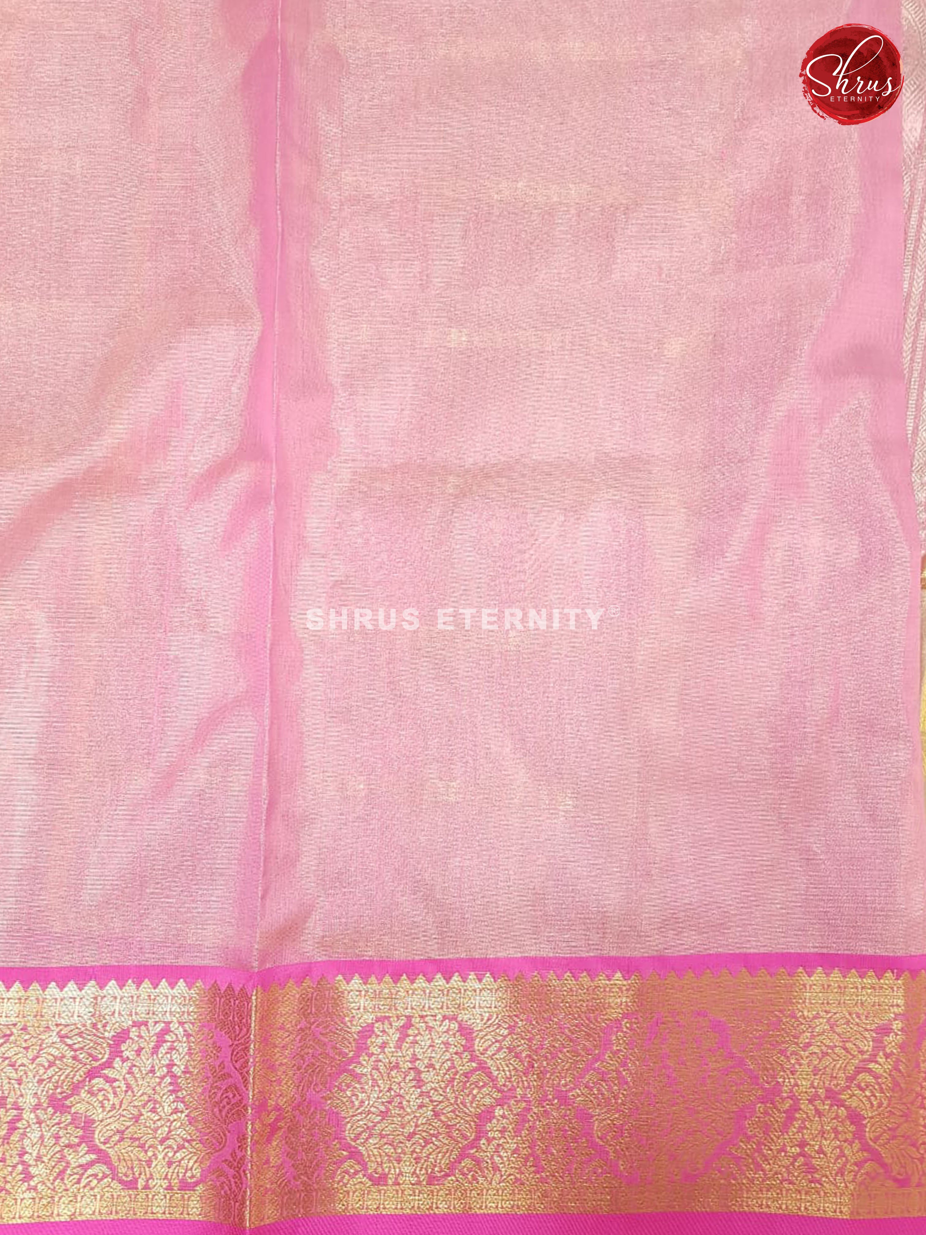 Cream & Pink - Venkatagiri Silk - Shop on ShrusEternity.com