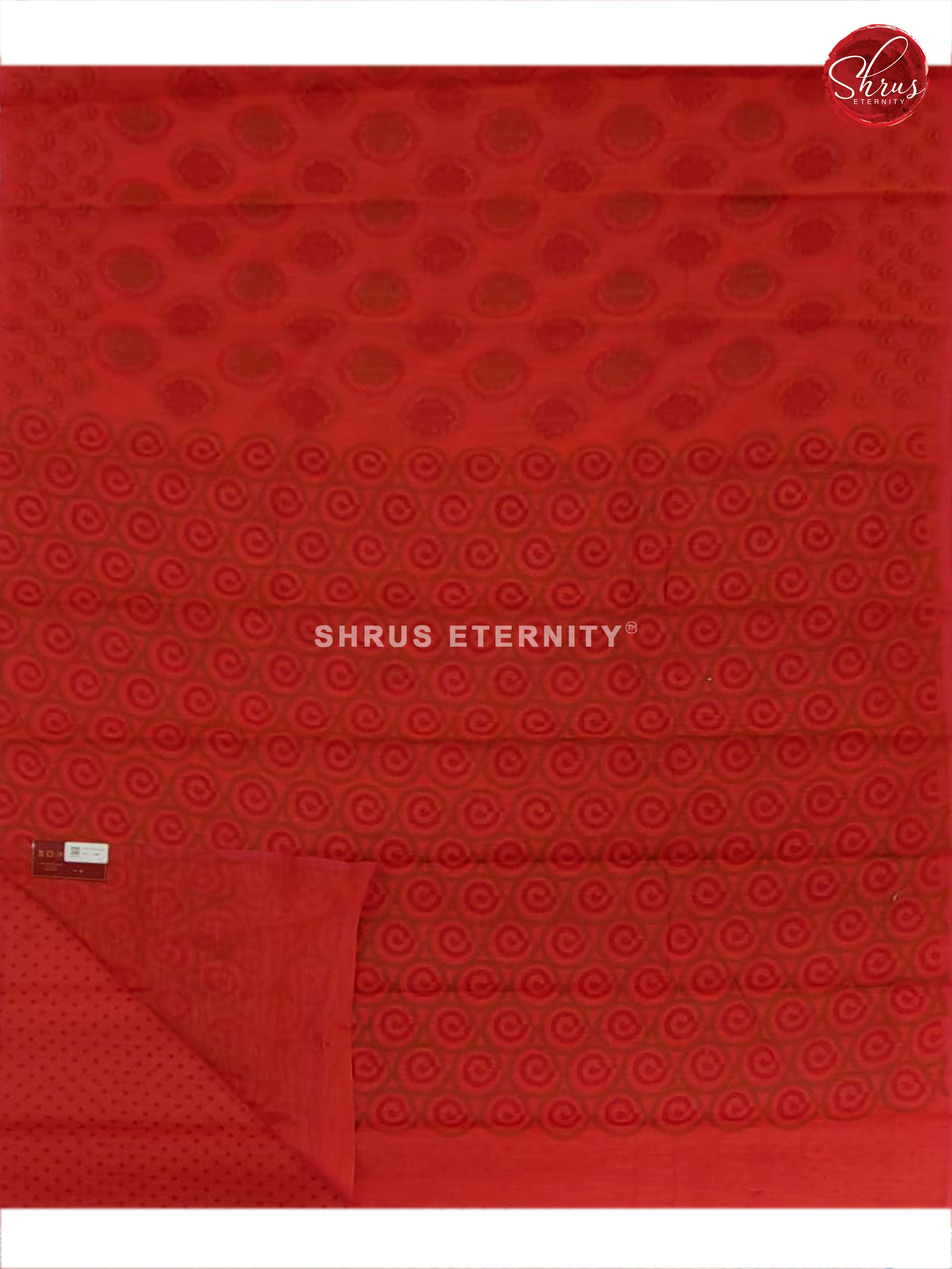 Red(Single Tone) - Slub Cotton - Shop on ShrusEternity.com