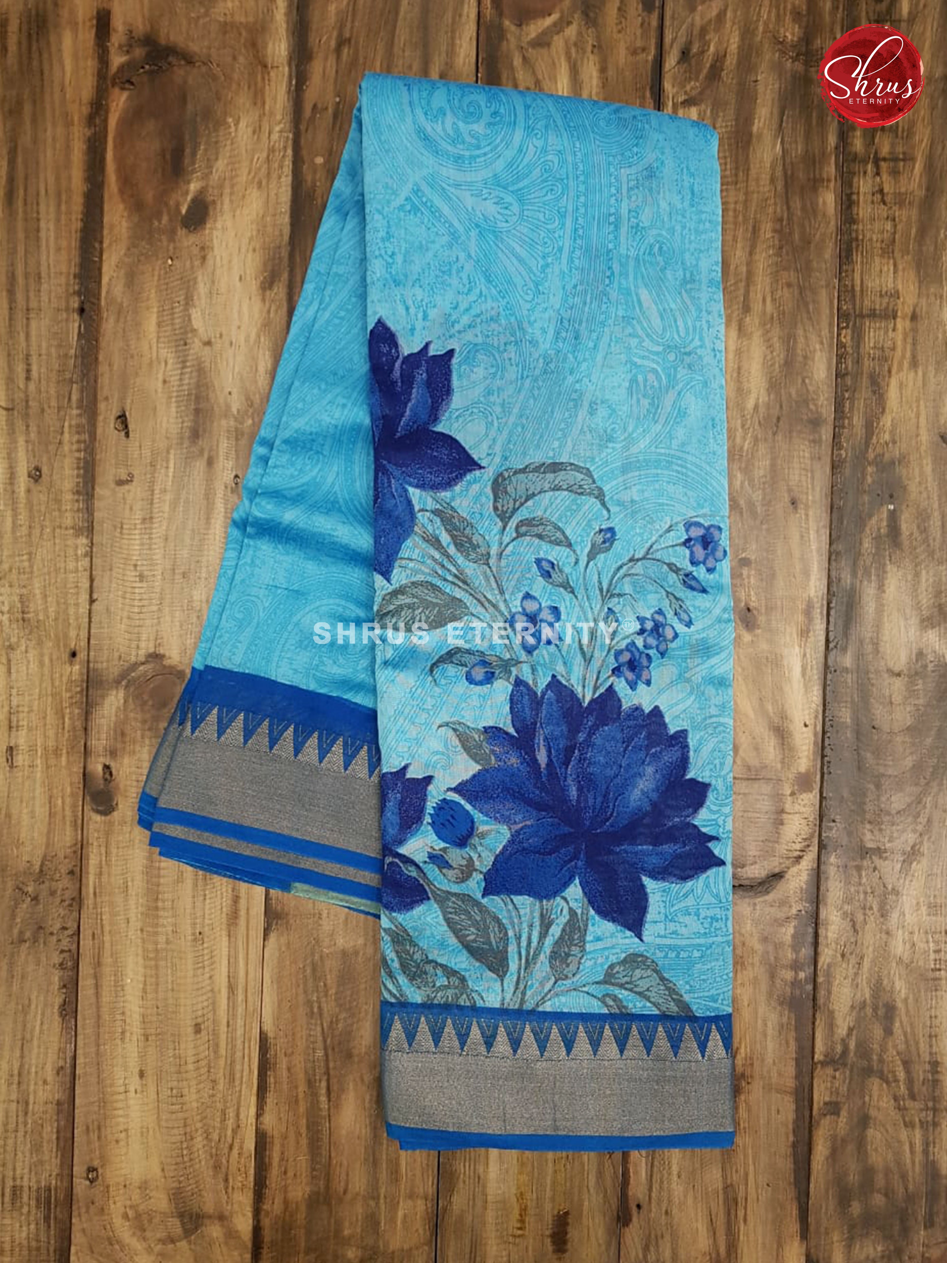 Sky Blue & Blue - Mooga Silk - Shop on ShrusEternity.com