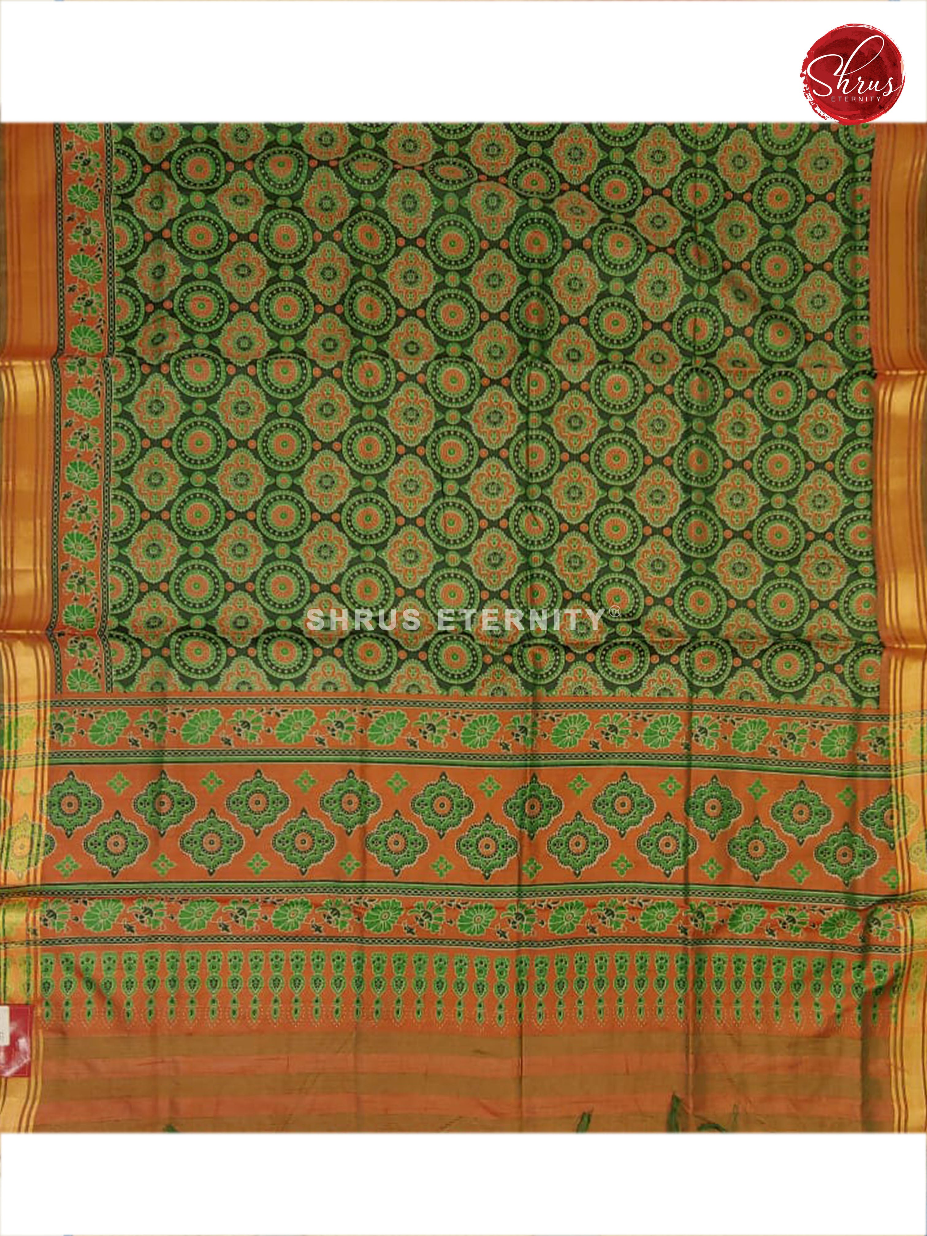 Green & Orange - Semi Patola - Shop on ShrusEternity.com