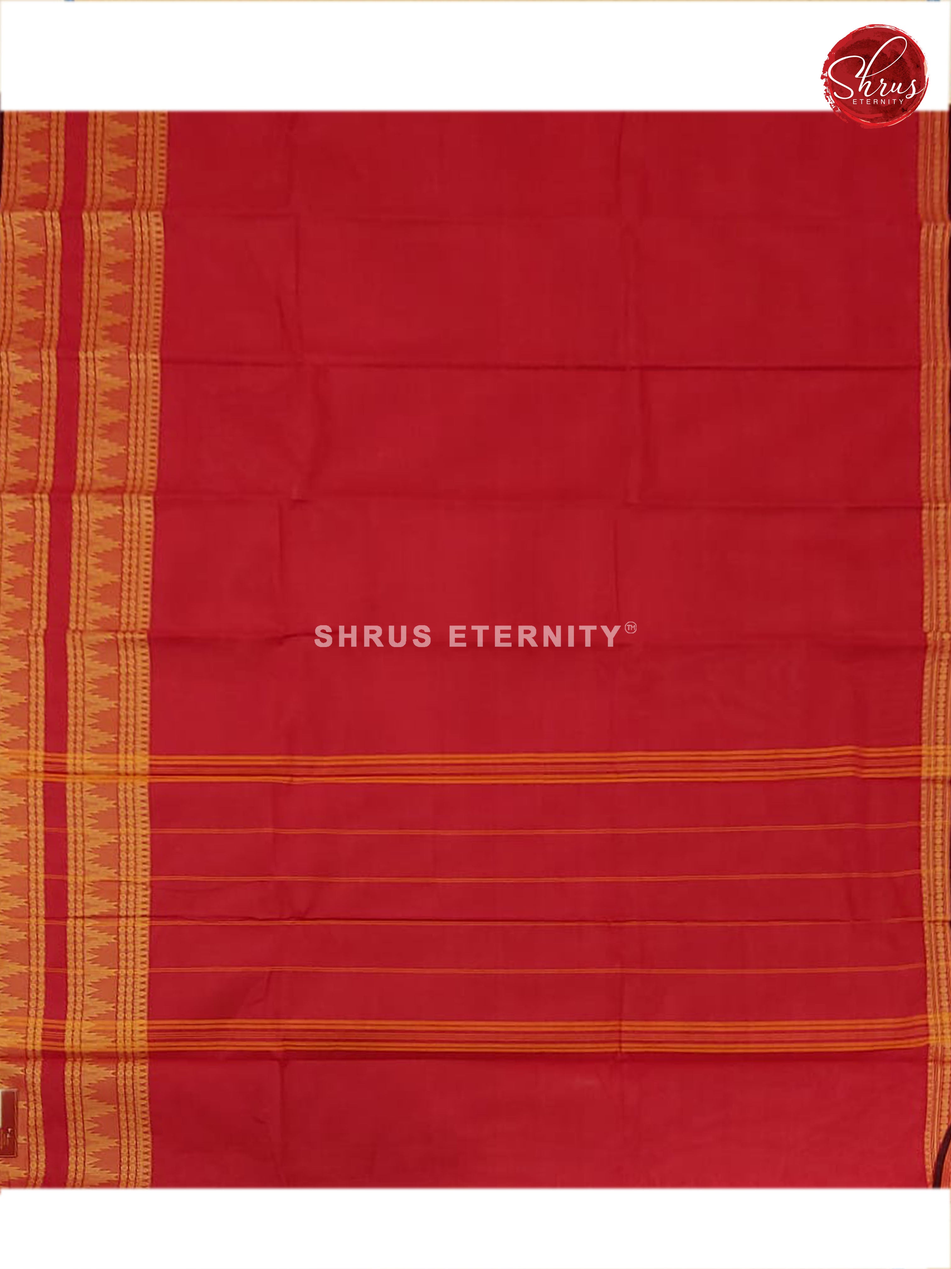 Red(Single Tone) - Chettinad Cotton - Shop on ShrusEternity.com