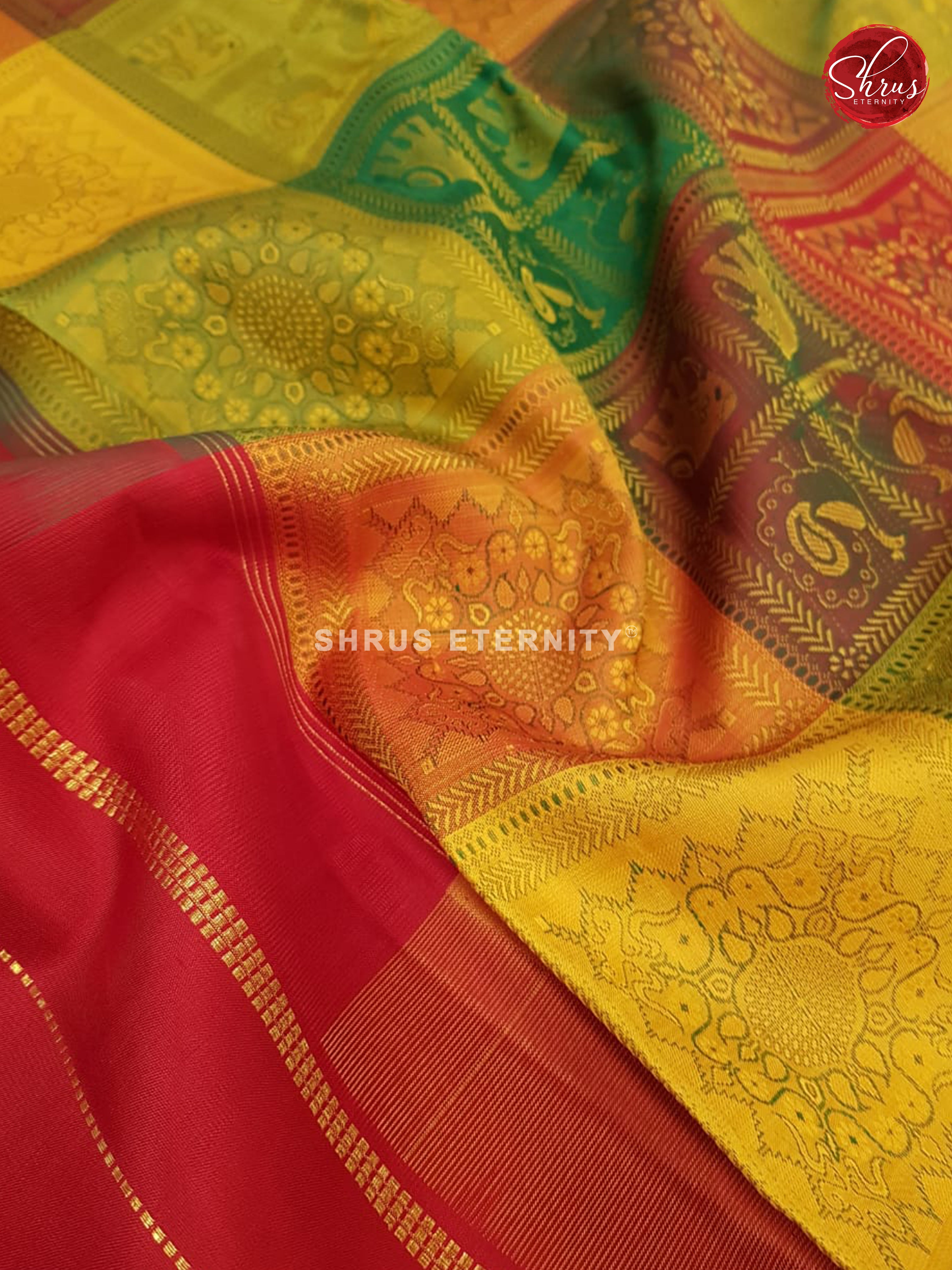 MultiColor & Red - Soft Silk - Shop on ShrusEternity.com
