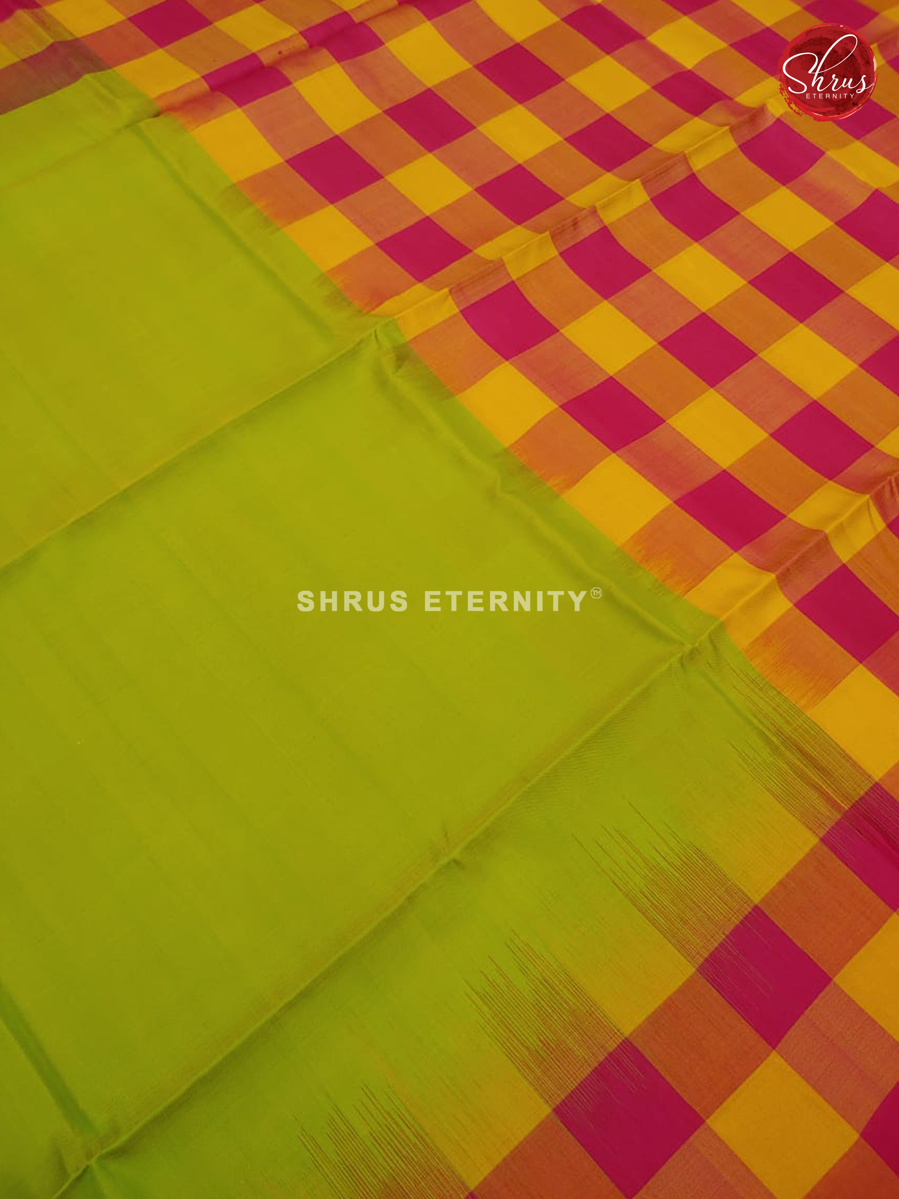 Green & Multicolor - Soft SIlk - Shop on ShrusEternity.com