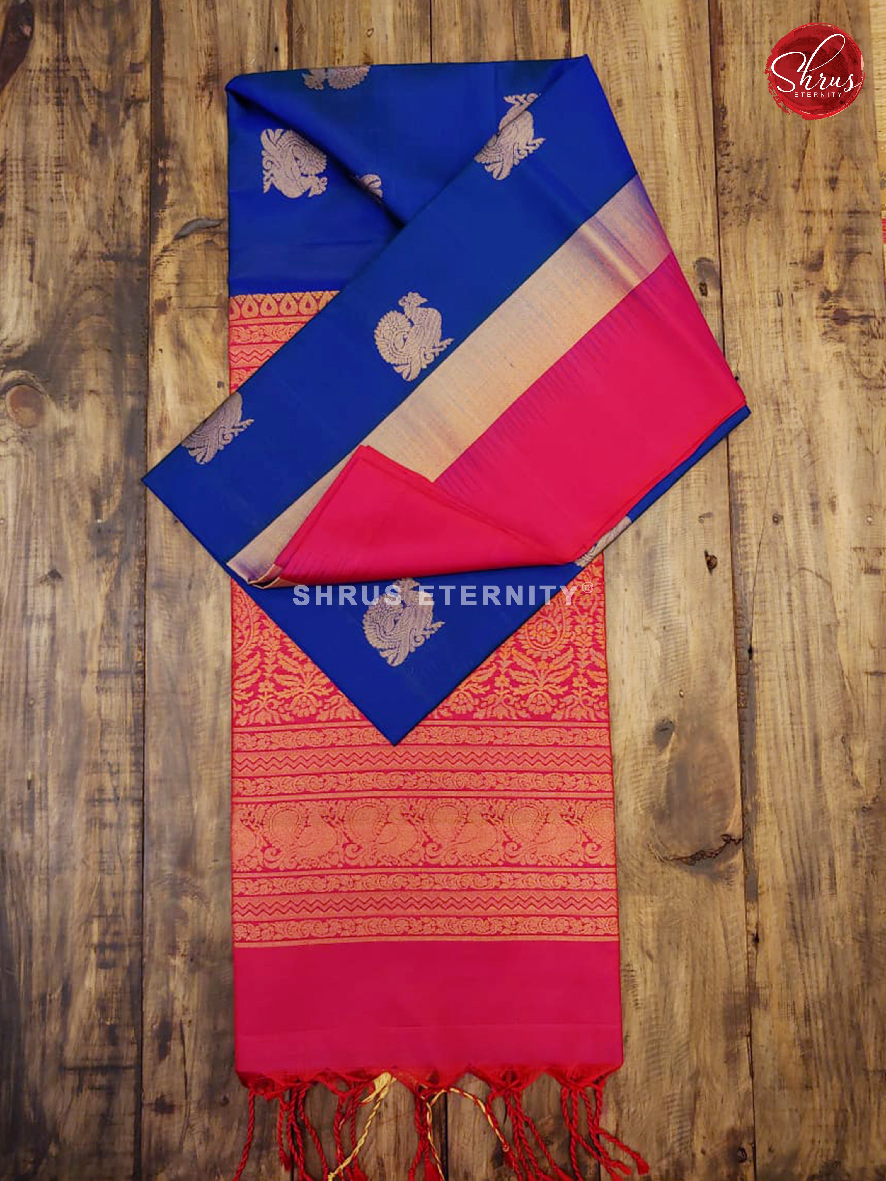 Dark Blue & Red - Soft Silk - Shop on ShrusEternity.com
