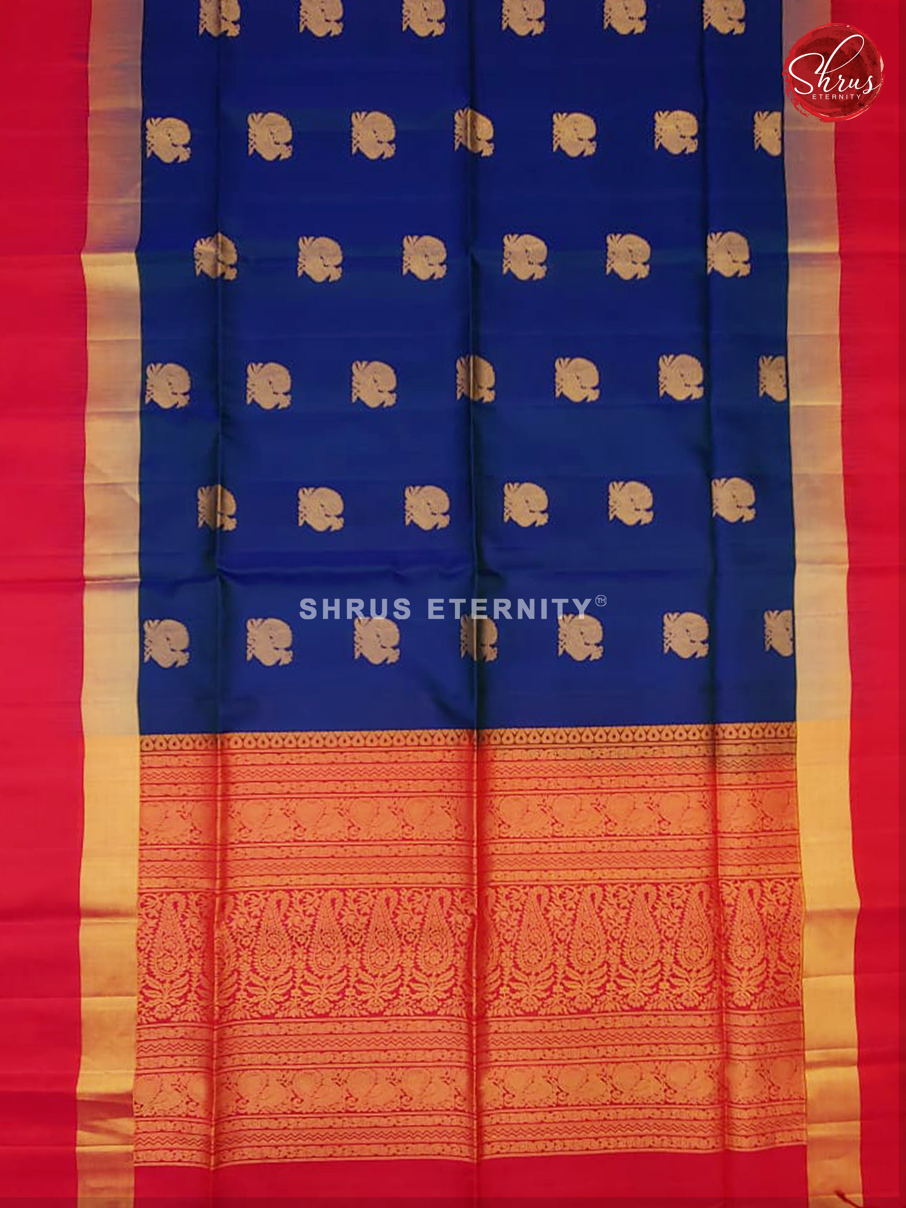 Dark Blue & Red - Soft Silk - Shop on ShrusEternity.com
