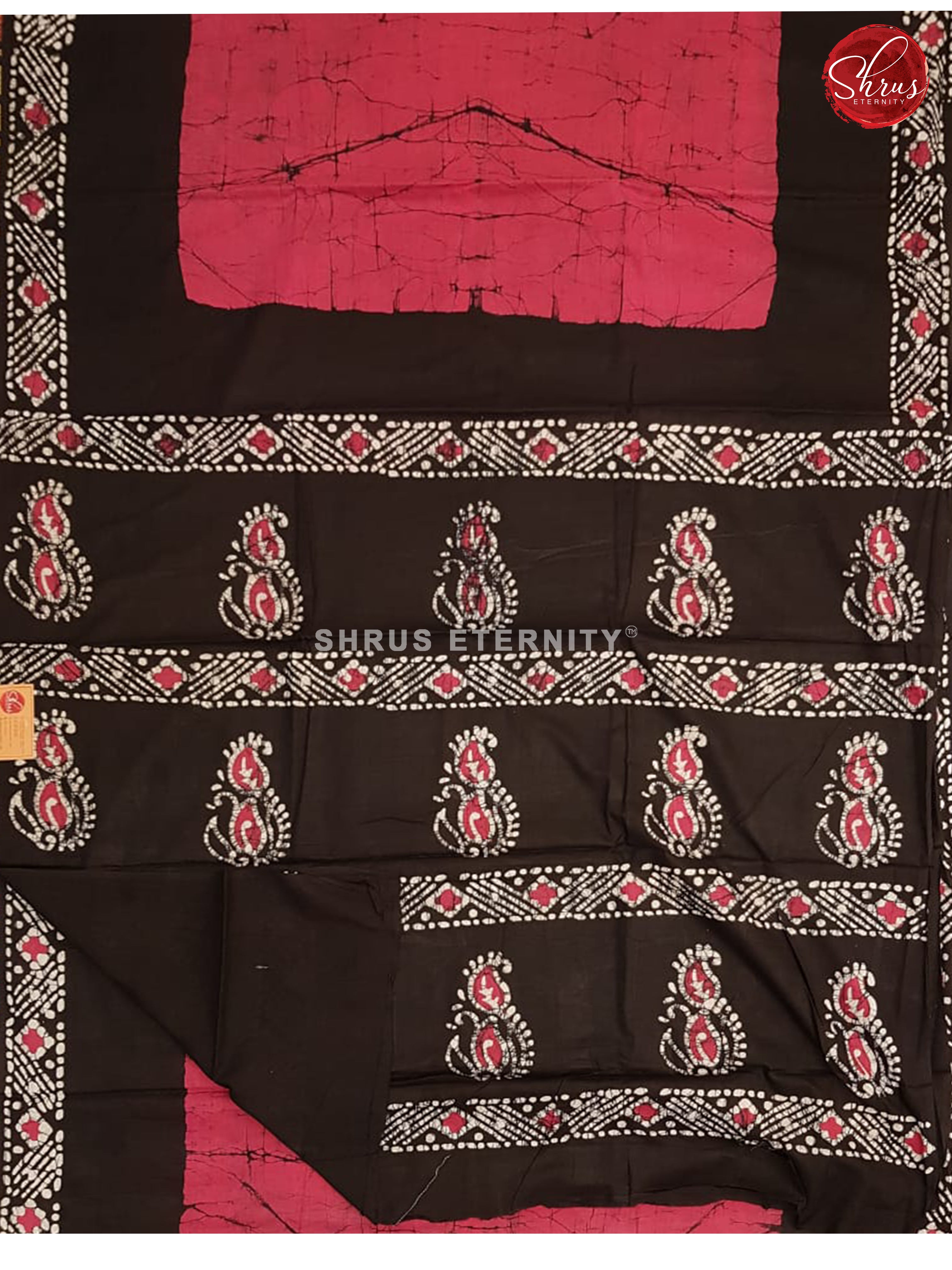 Pink & Black - Jaipur Cotton - Shop on ShrusEternity.com