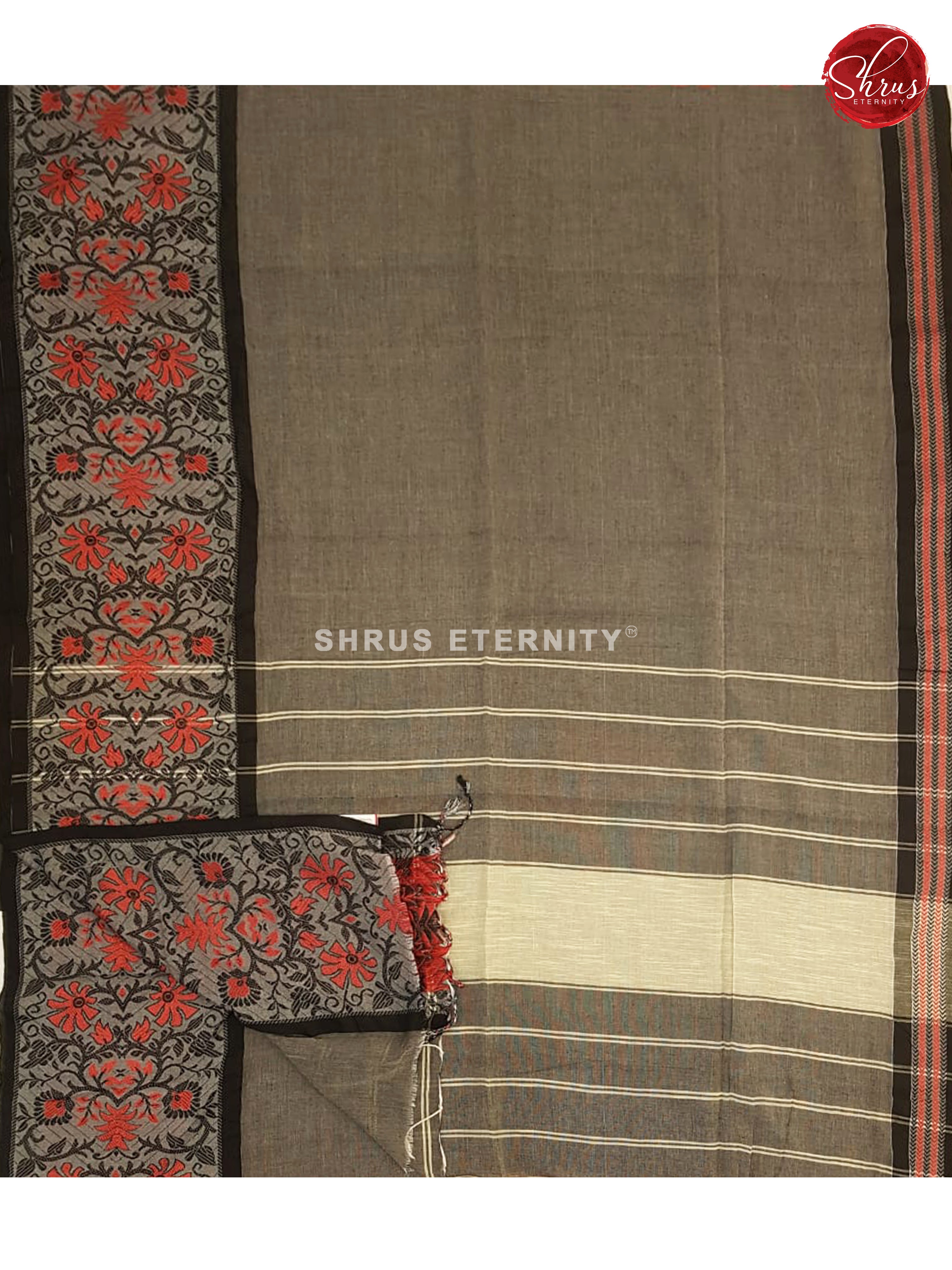 Grey & Black - Bengal Cotton - Shop on ShrusEternity.com