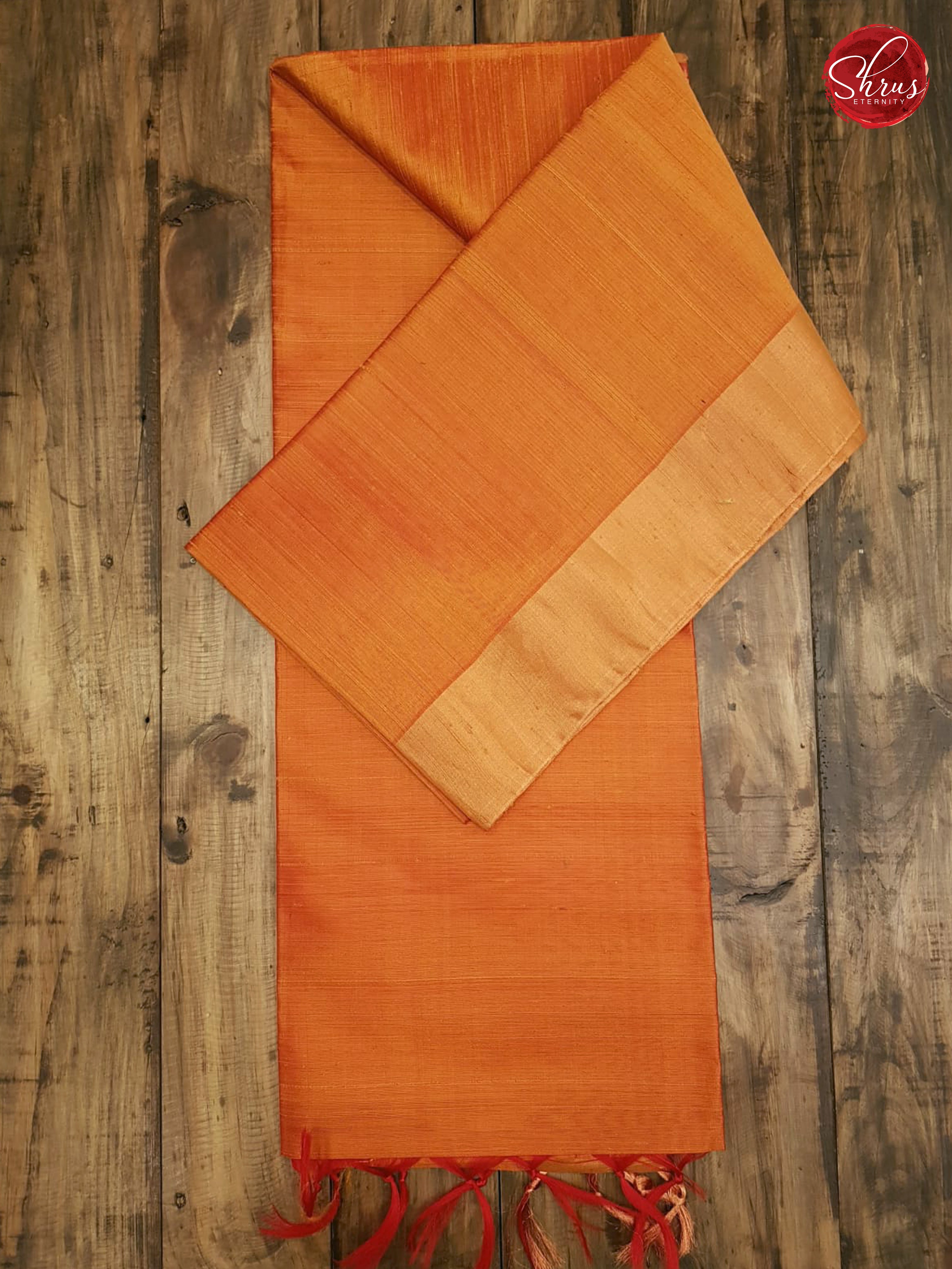 Orange & Red - Raw Silk - Shop on ShrusEternity.com