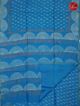 Blue & White - Chanderi - Shop on ShrusEternity.com