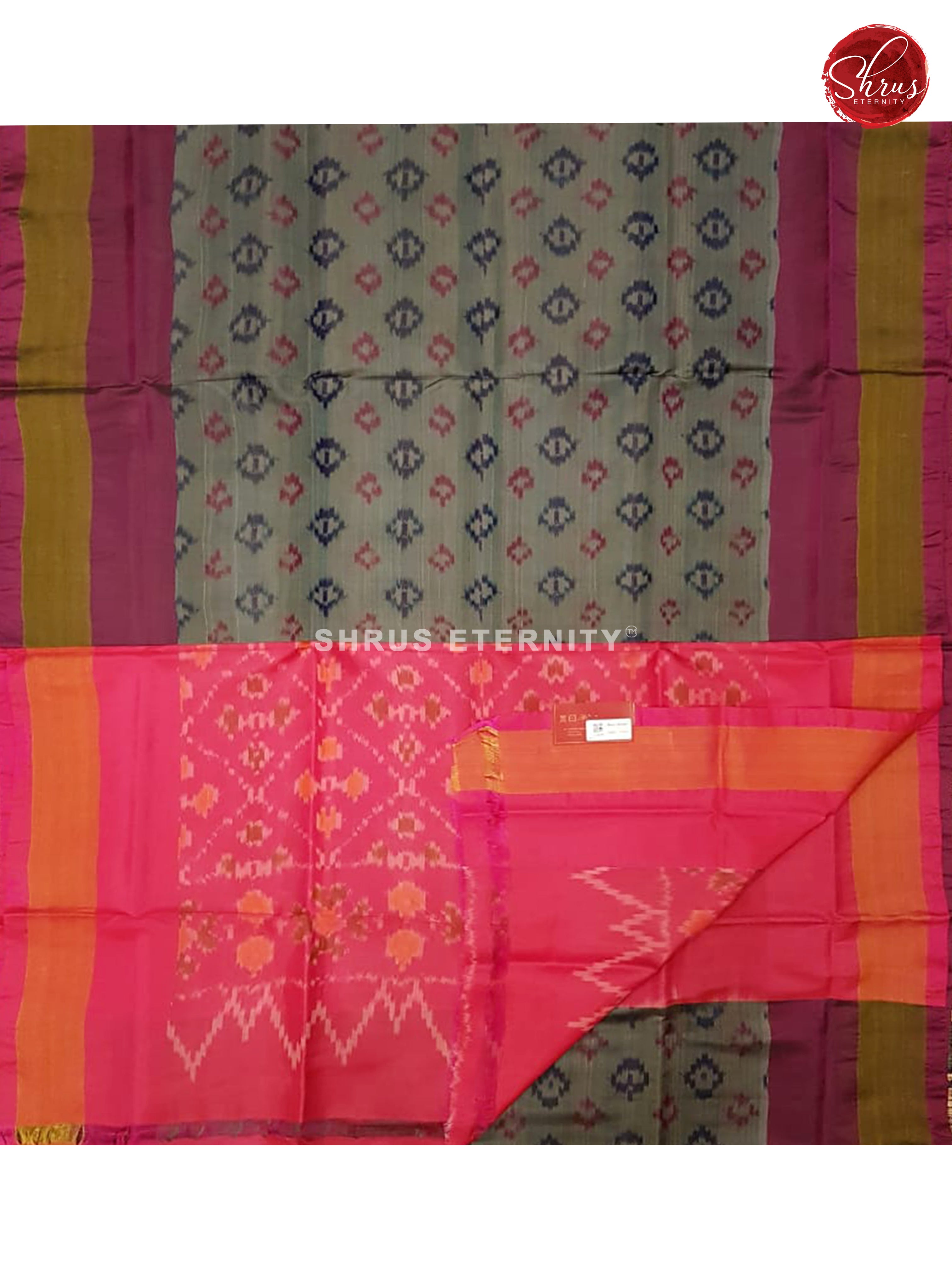 Grey & Pink - Semi Uppada - Shop on ShrusEternity.com