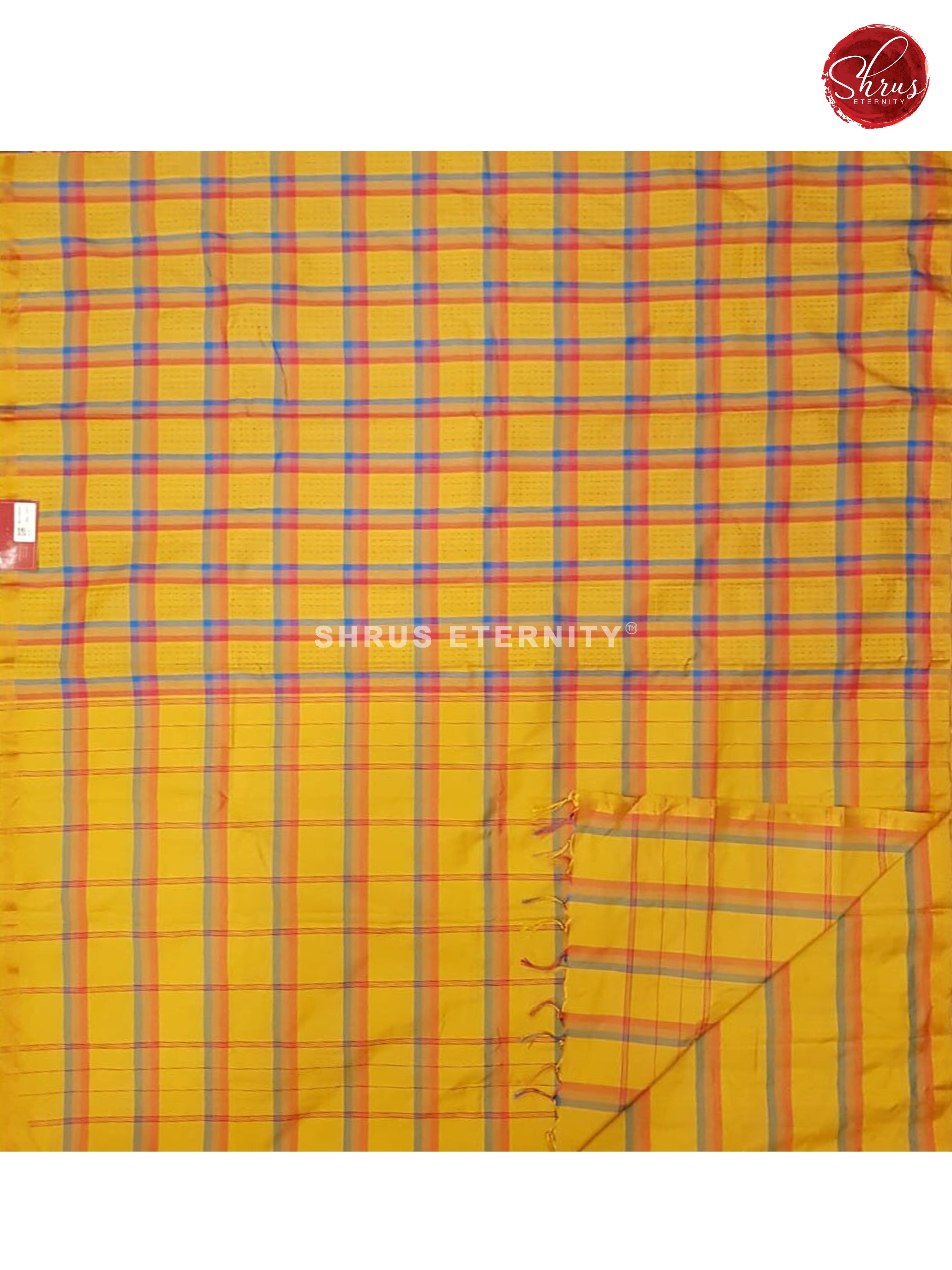 Mustard Yellow (Single Tone) -  Semi Silk - Shop on ShrusEternity.com