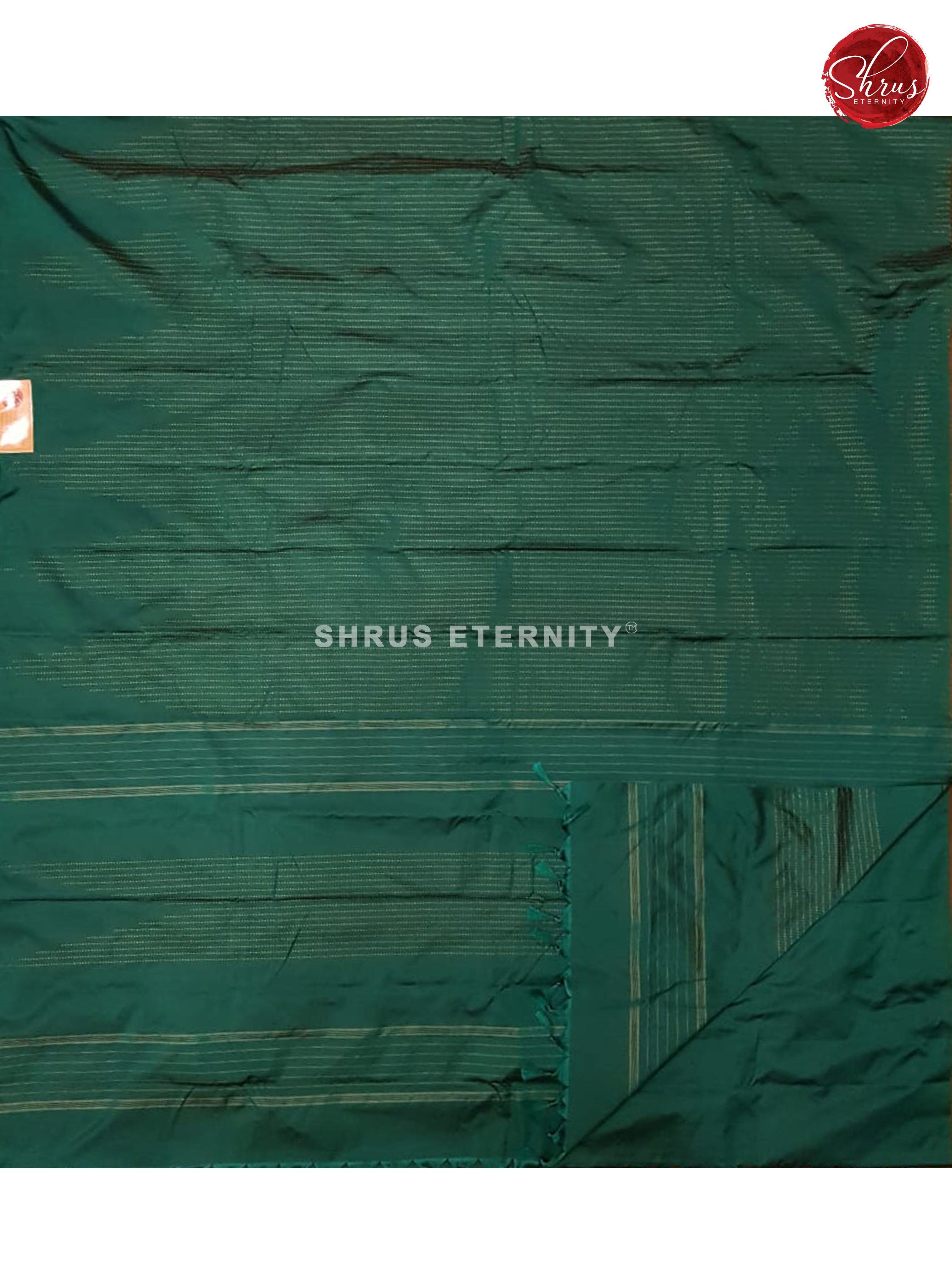 Dark Green  (Single Tone) - Semi Silk - Shop on ShrusEternity.com