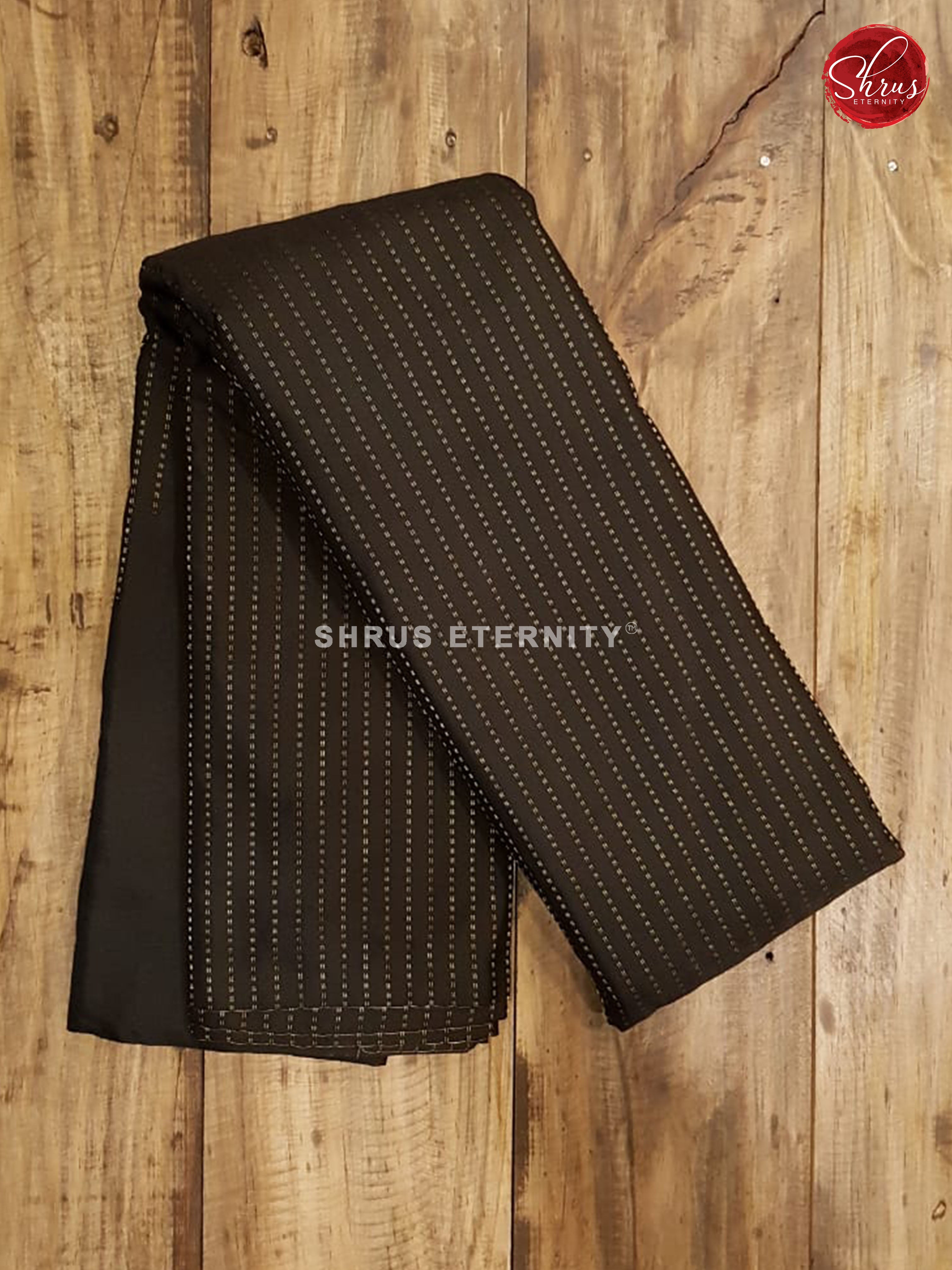 Black (Single Tone) - Semi Cotton Silk - Shop on ShrusEternity.com