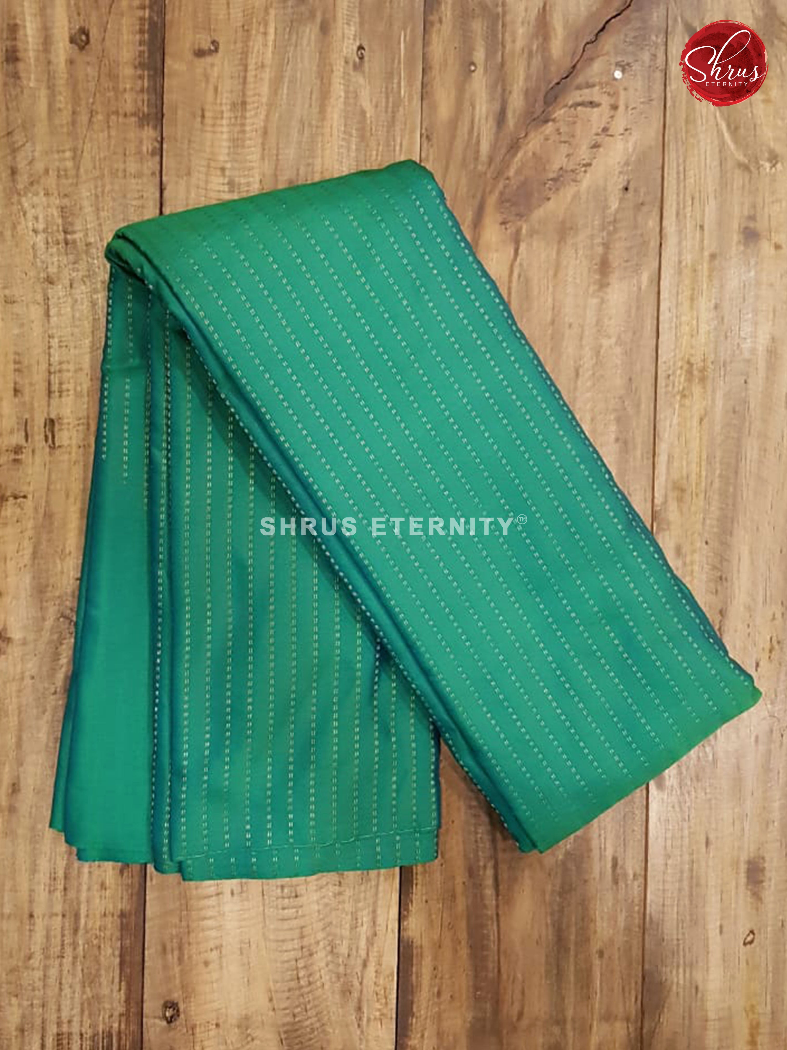 Green (Single Tone) - Semi Cotton Silk - Shop on ShrusEternity.com