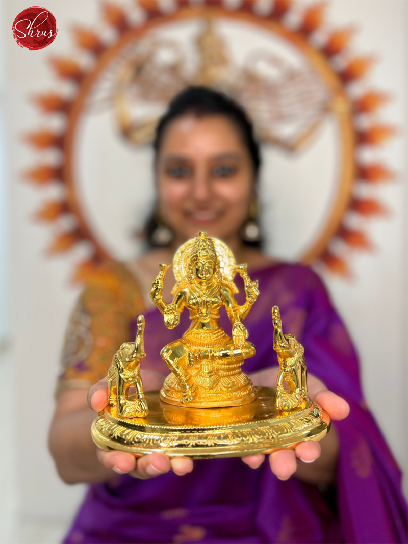 5.3" Lakshmi with elephant - Shop on ShrusEternity.com