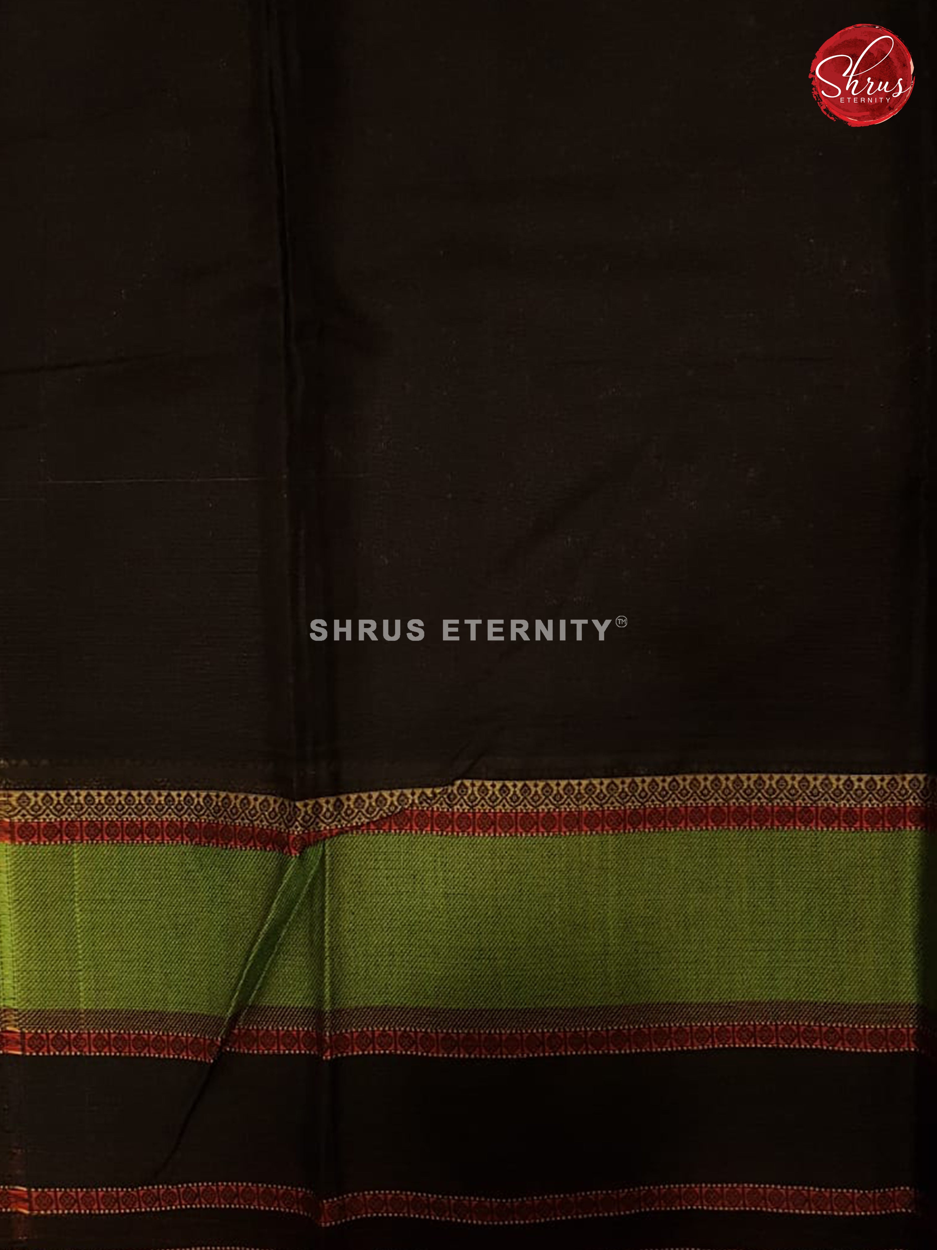 Greenish Grey & Black - Silk Cotton - Shop on ShrusEternity.com