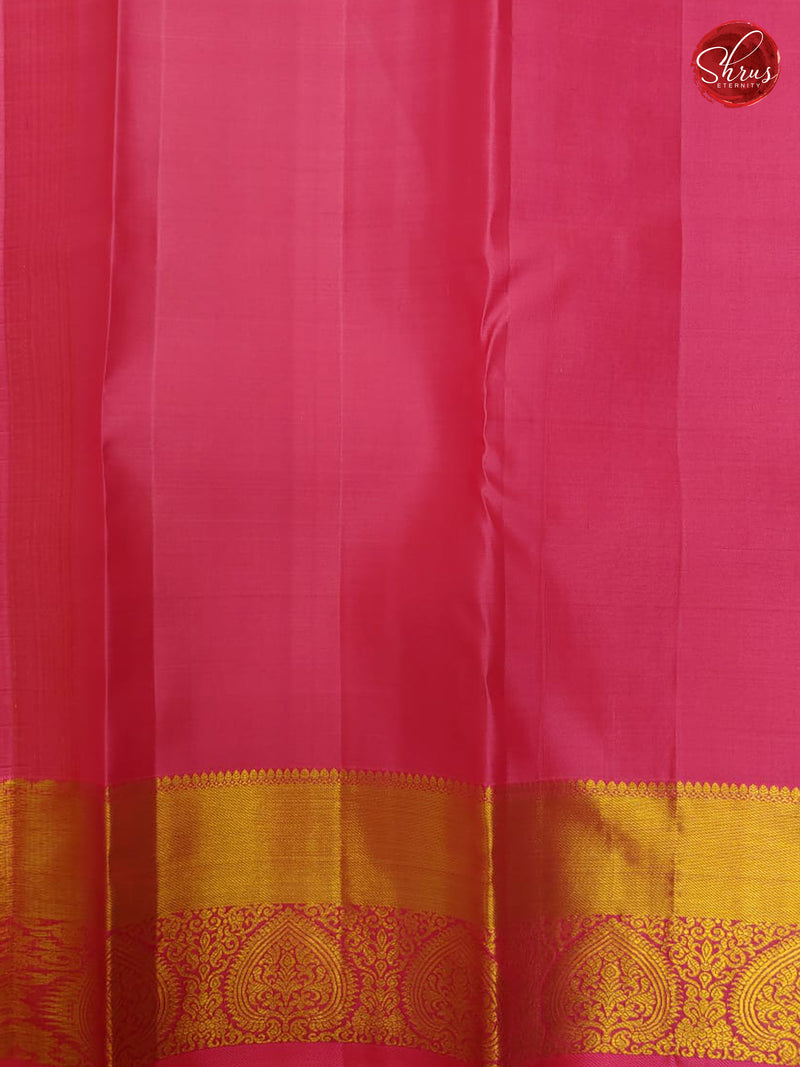 Light blue & Pink - Kanchipuram Silk - Shop on ShrusEternity.com