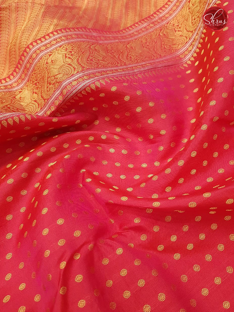Rani pink & Blue - Kanchipuram Silk - Shop on ShrusEternity.com