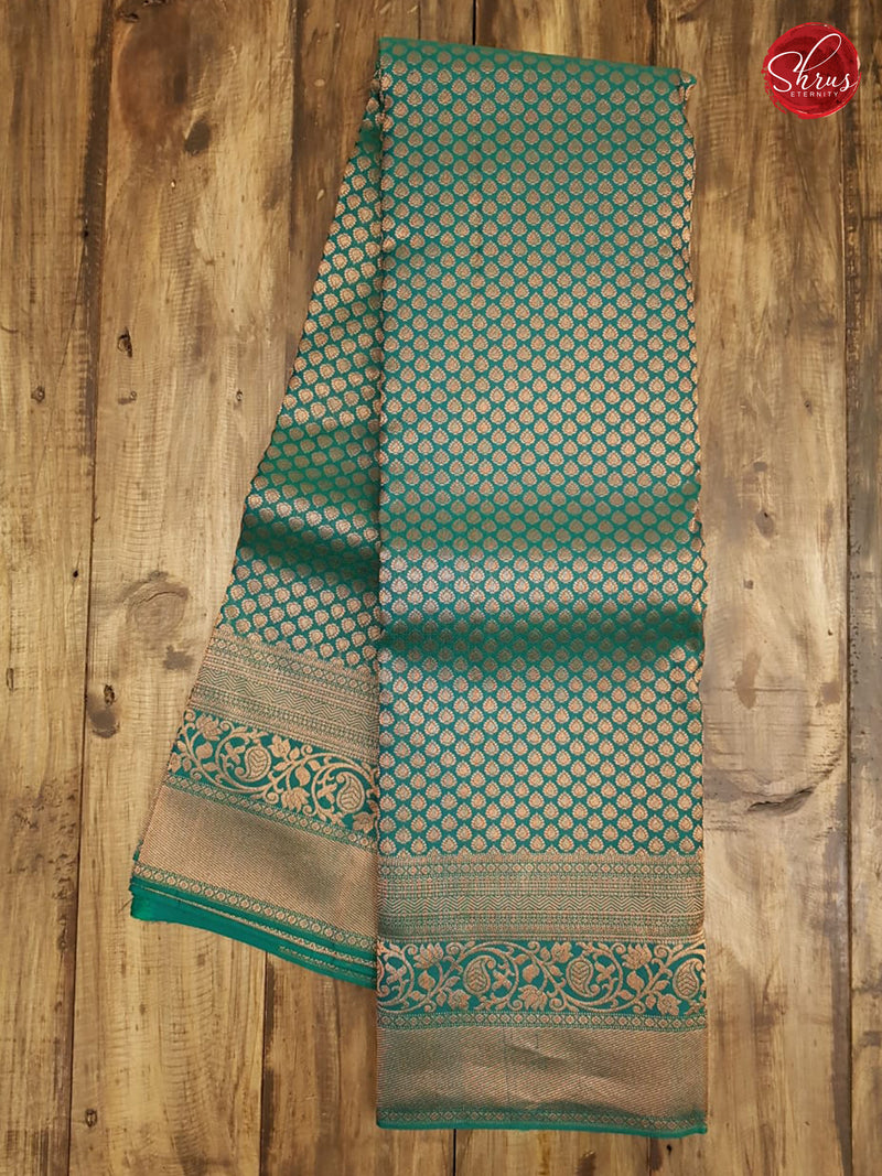 Green(Single Tone) - Kanchipuram Silk - Shop on ShrusEternity.com