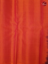 Goldish Green & Orange - Kanchipuram Silk - Shop on ShrusEternity.com