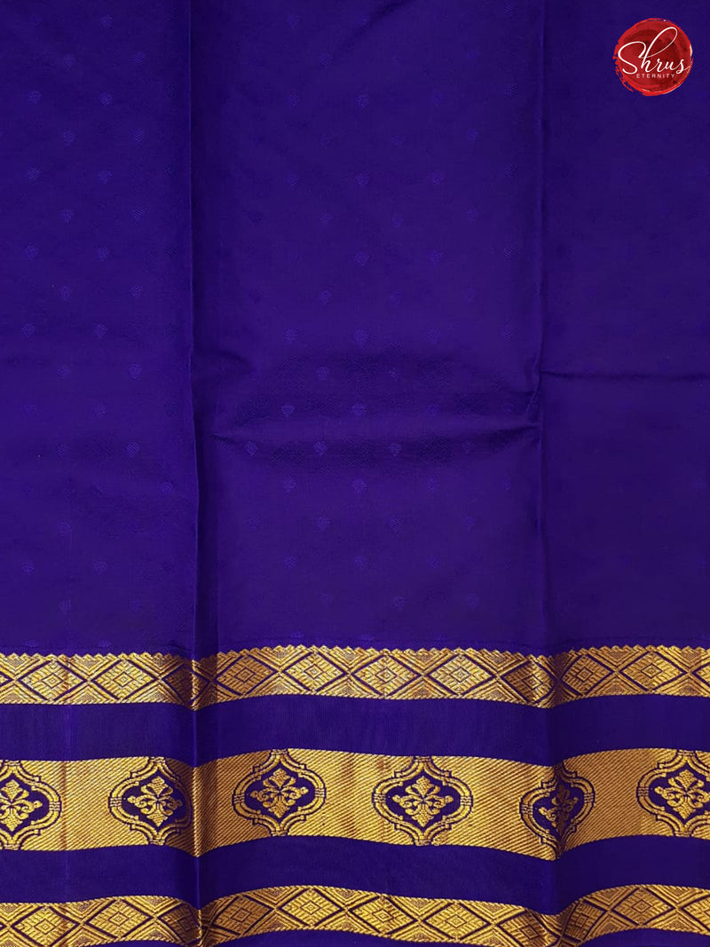 Multi Color & Violet - Kanchipuram Silk - Shop on ShrusEternity.com