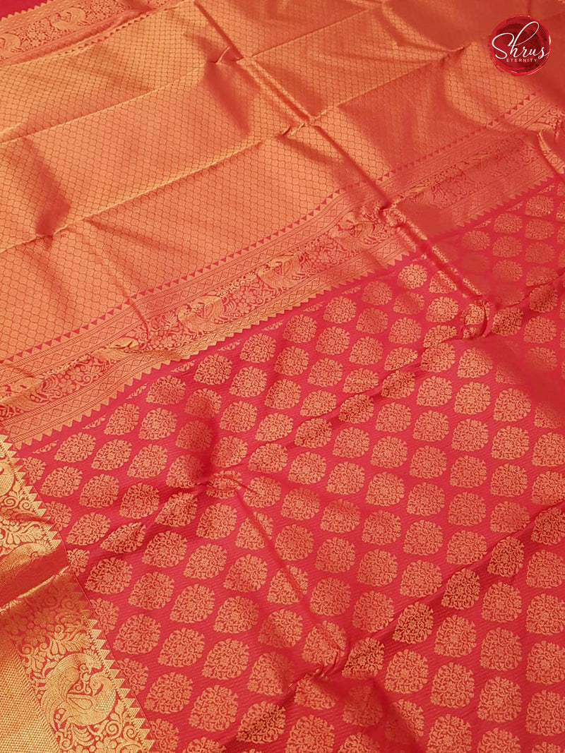 Red(Single Tone) - Kanchipuram Silk - Shop on ShrusEternity.com