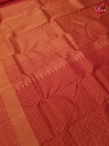 Burgundy (Single Tone) - Kanchipuram Silk - Shop on ShrusEternity.com