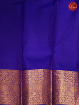 Blue(Single Tone) - Kanchipuram Silk - Shop on ShrusEternity.com