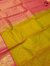 Green & Pink - Kanchipurm Silk - Shop on ShrusEternity.com