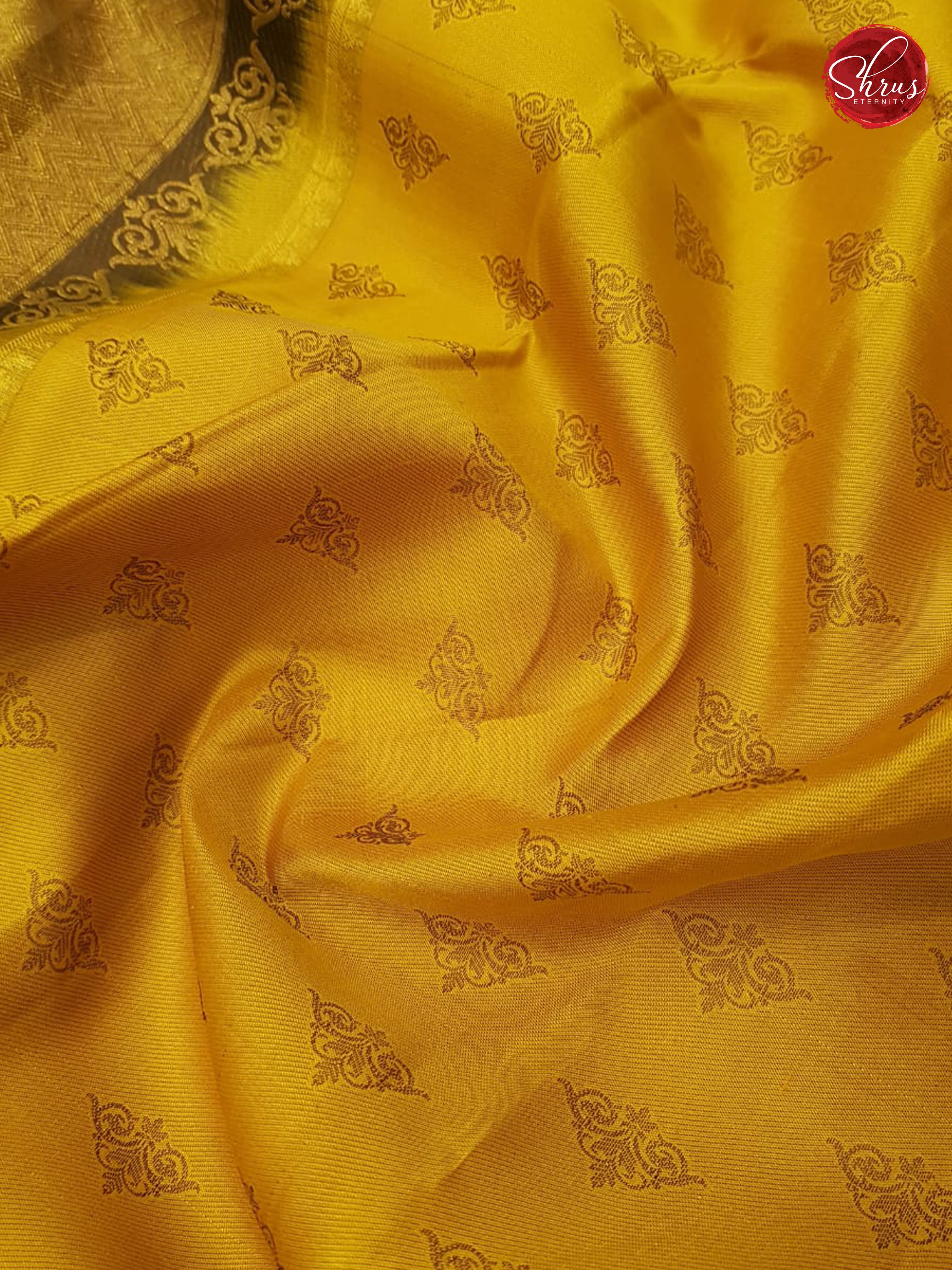 Mustard & Brown - Kanchipuram Silk - Shop on ShrusEternity.com