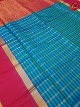 Peacock Blue & Pink - Soft Silk - Shop on ShrusEternity.com