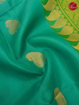 Blue & Green - Kanchipuram Silk - Shop on ShrusEternity.com