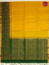 Mambala Yellow & Bottle Green - Soft Silk - Shop on ShrusEternity.com