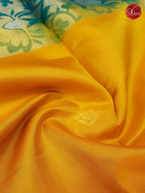 Mambala Yellow & Blue - Soft SIlk - Shop on ShrusEternity.com