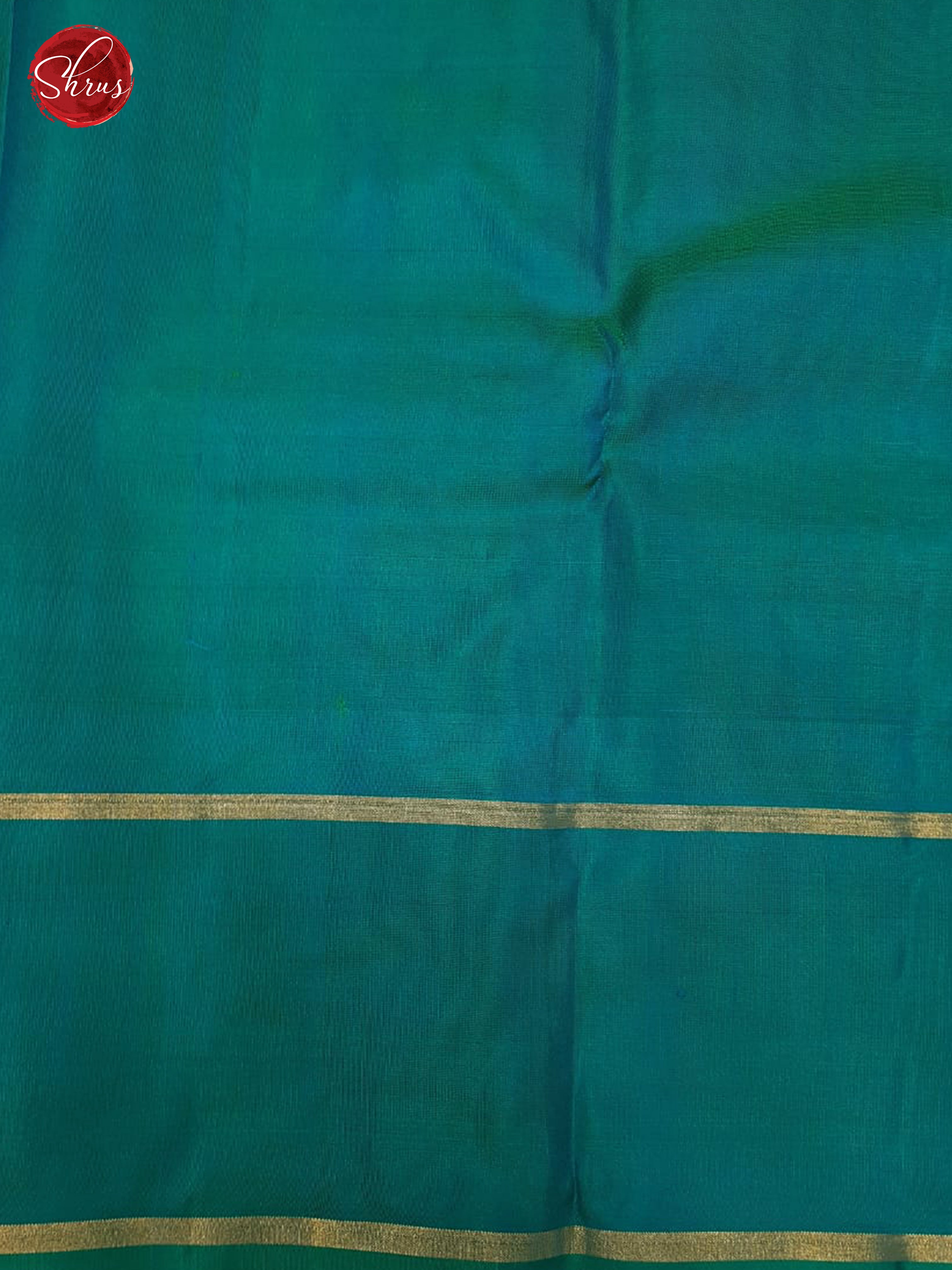 Sandal & Green - Soft Silk with Border & Gold Zari - Shop on ShrusEternity.com