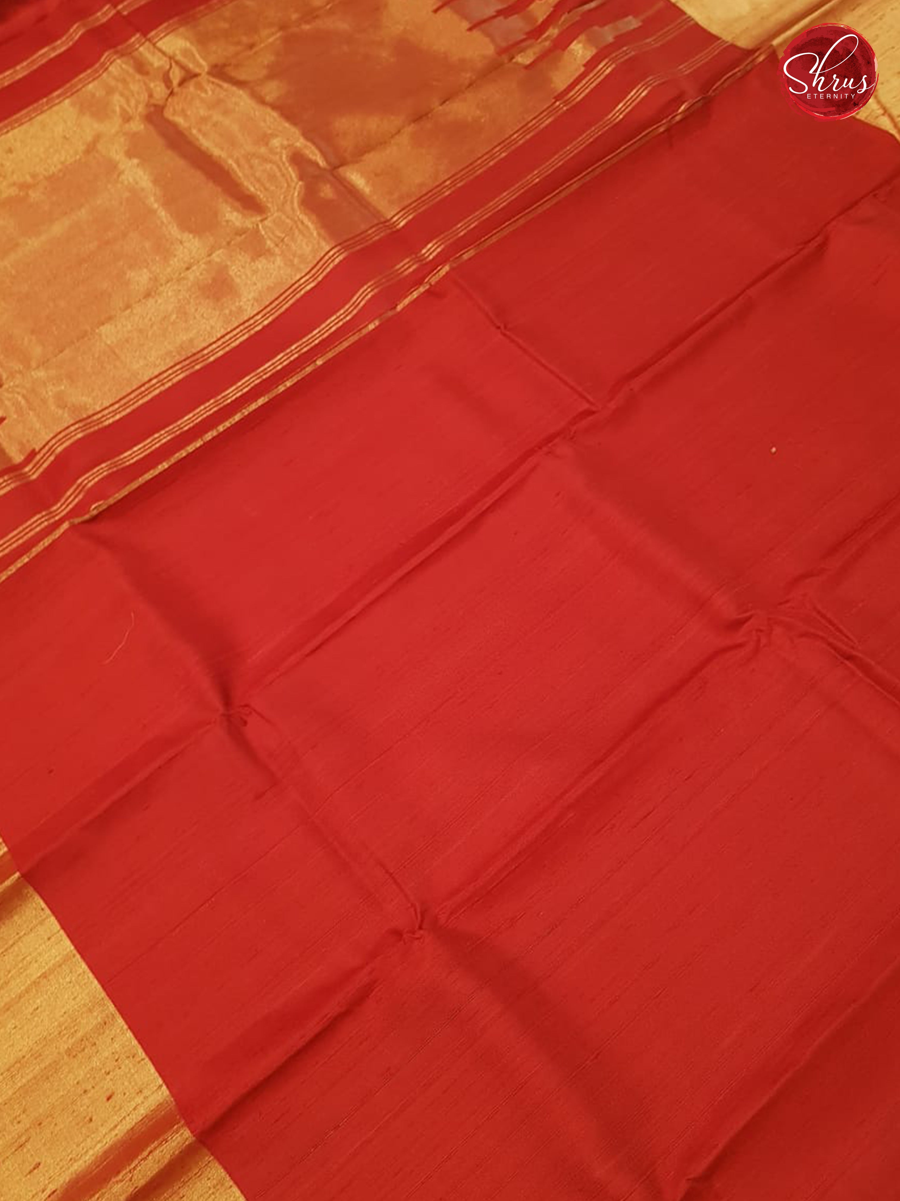 Red (Single Tone) - Soft Silk with Raw Finish - Shop on ShrusEternity.com