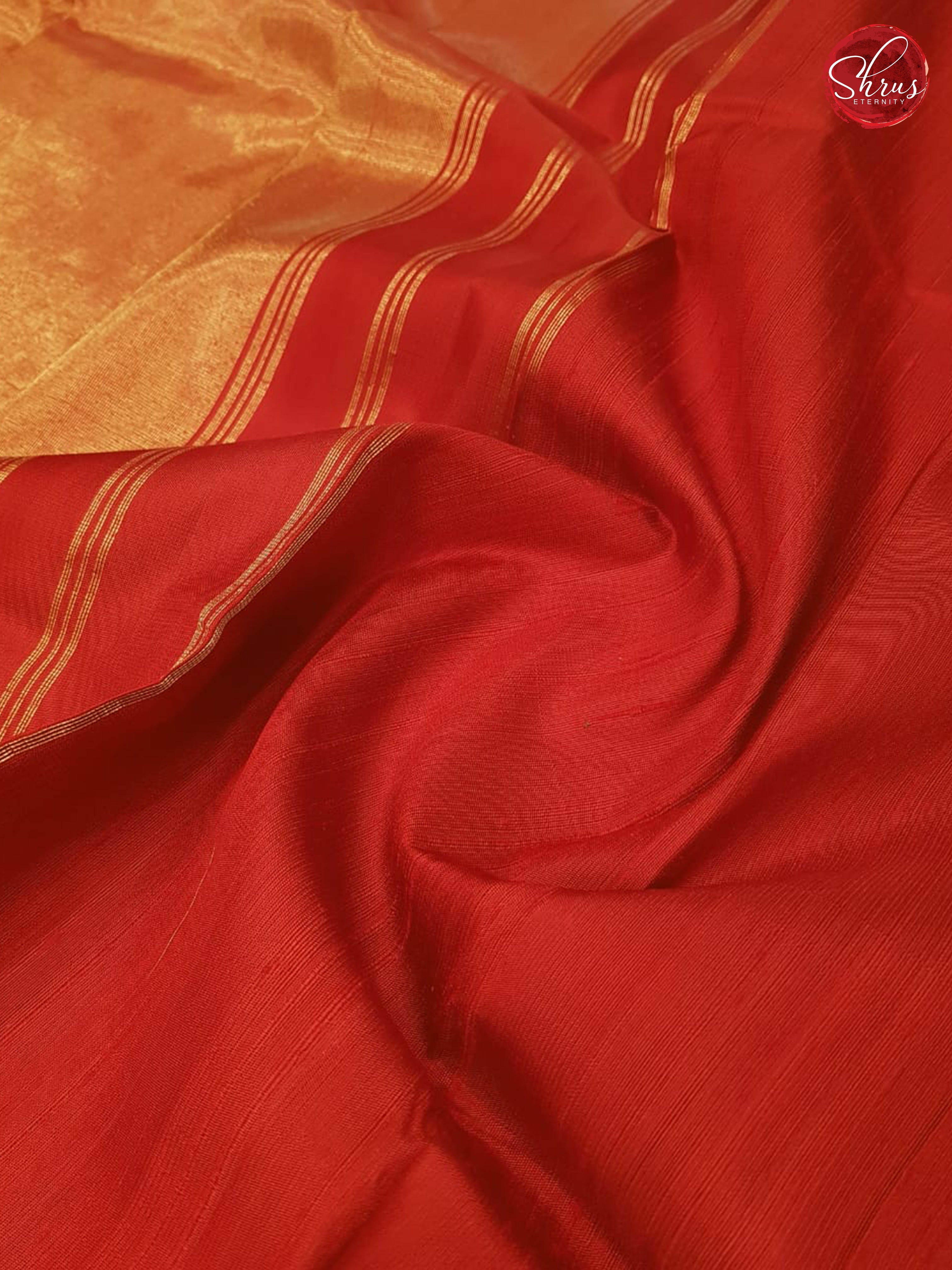 Red (Single Tone) - Soft Silk with Raw Finish - Shop on ShrusEternity.com