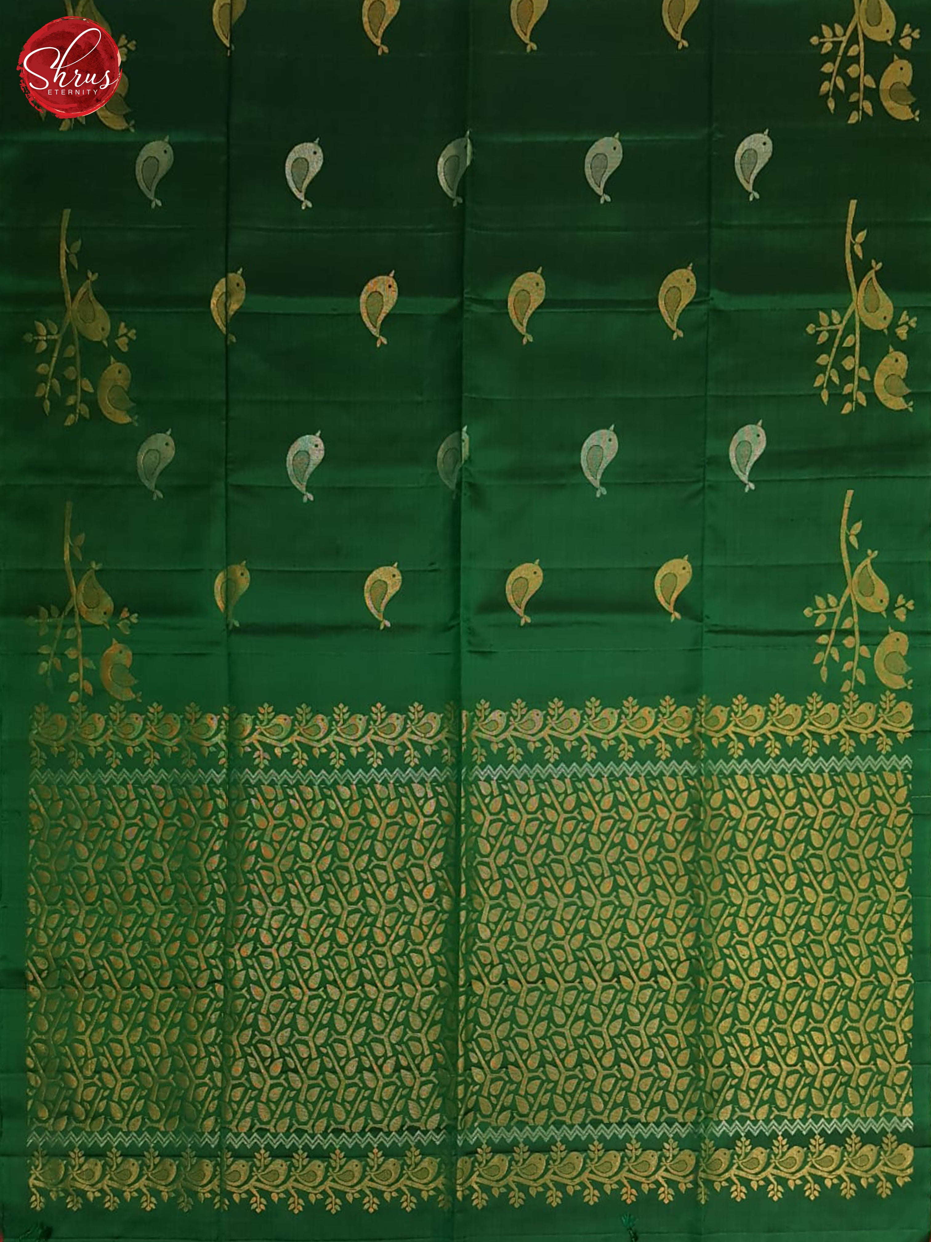 Green(Single Tone)- Soft Silk - Shop on ShrusEternity.com