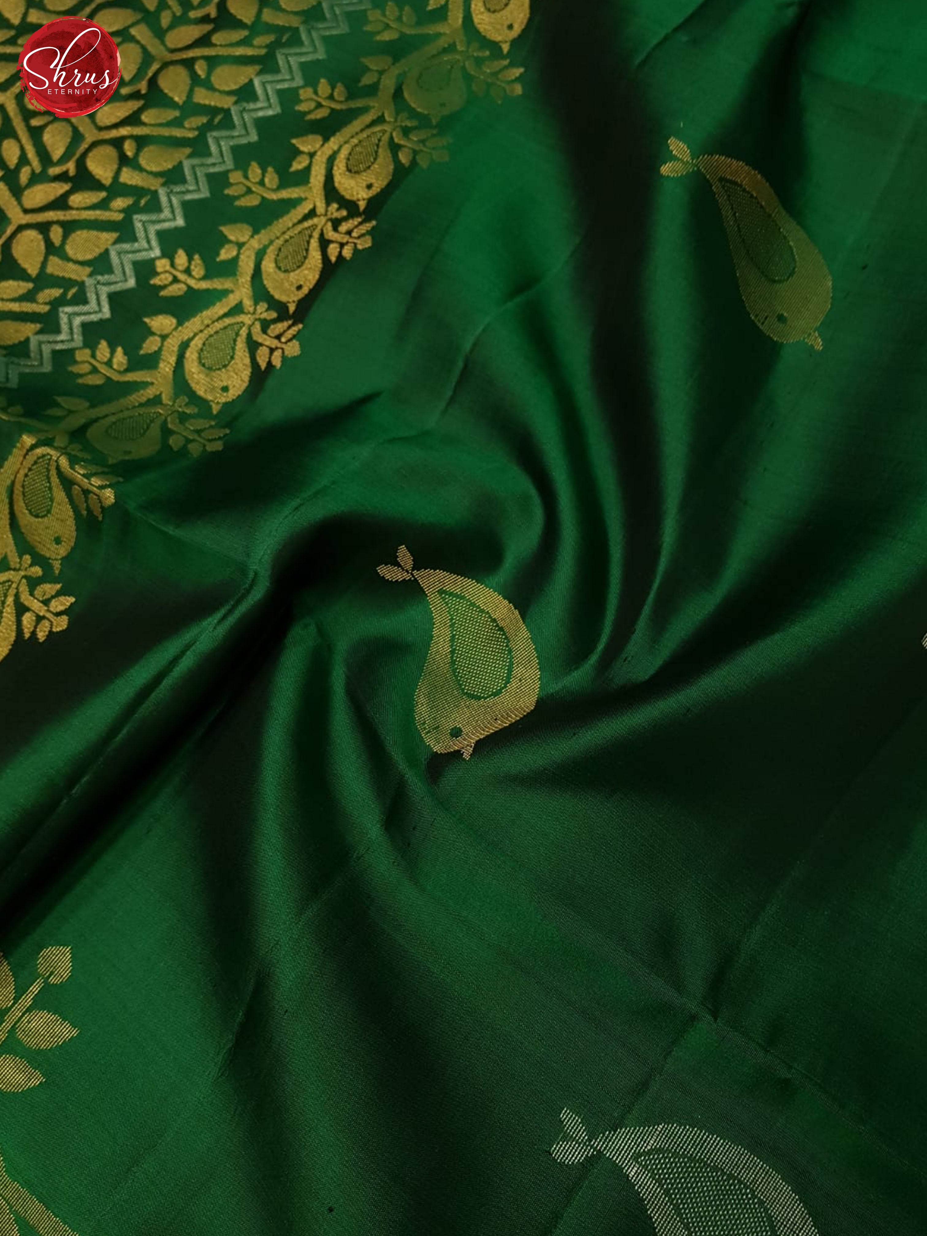 Green(Single Tone)- Soft Silk - Shop on ShrusEternity.com