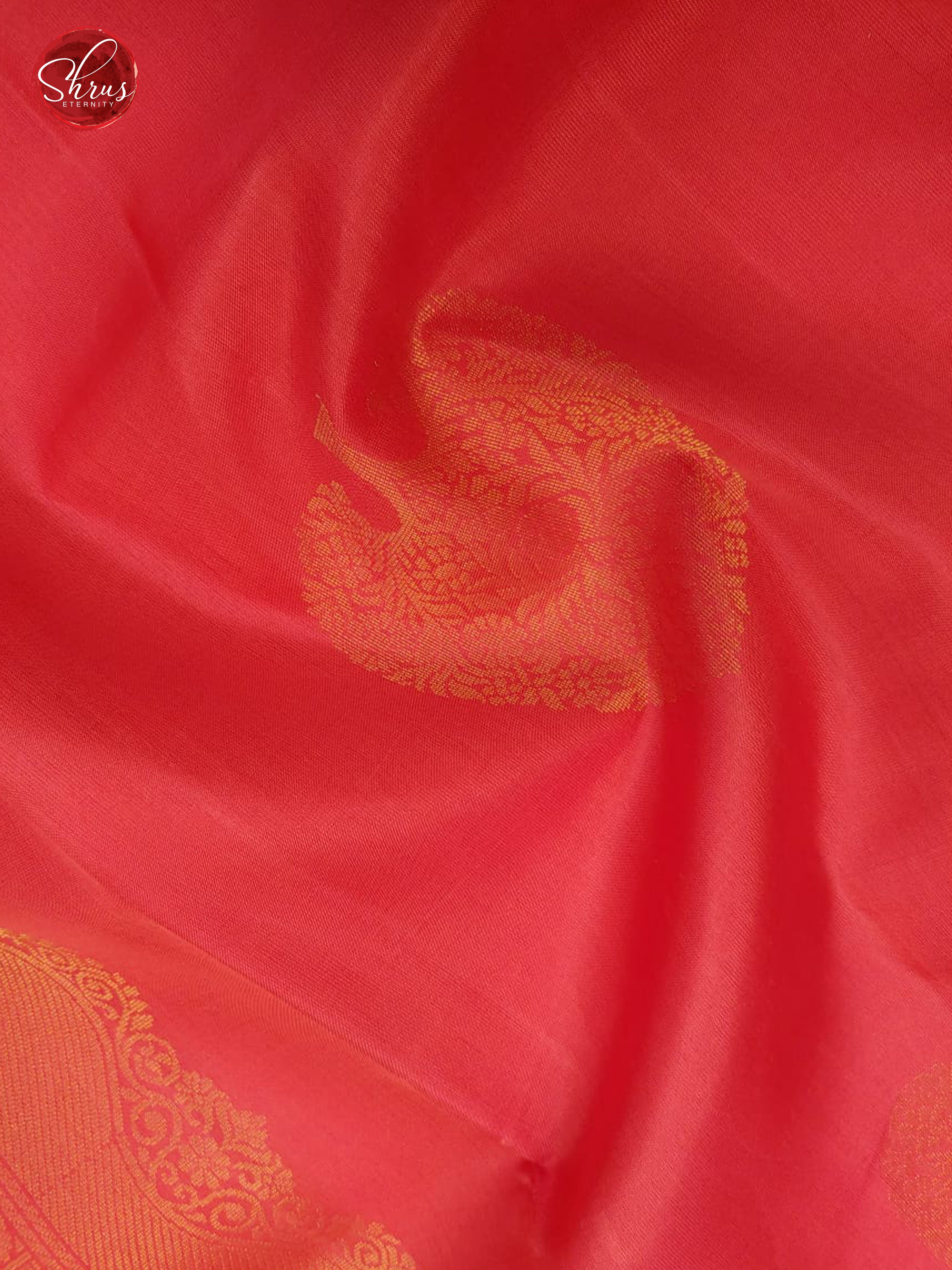 Pink(Single Tone) -  Borderless Soft Silk with Gold Zari - Shop on ShrusEternity.com