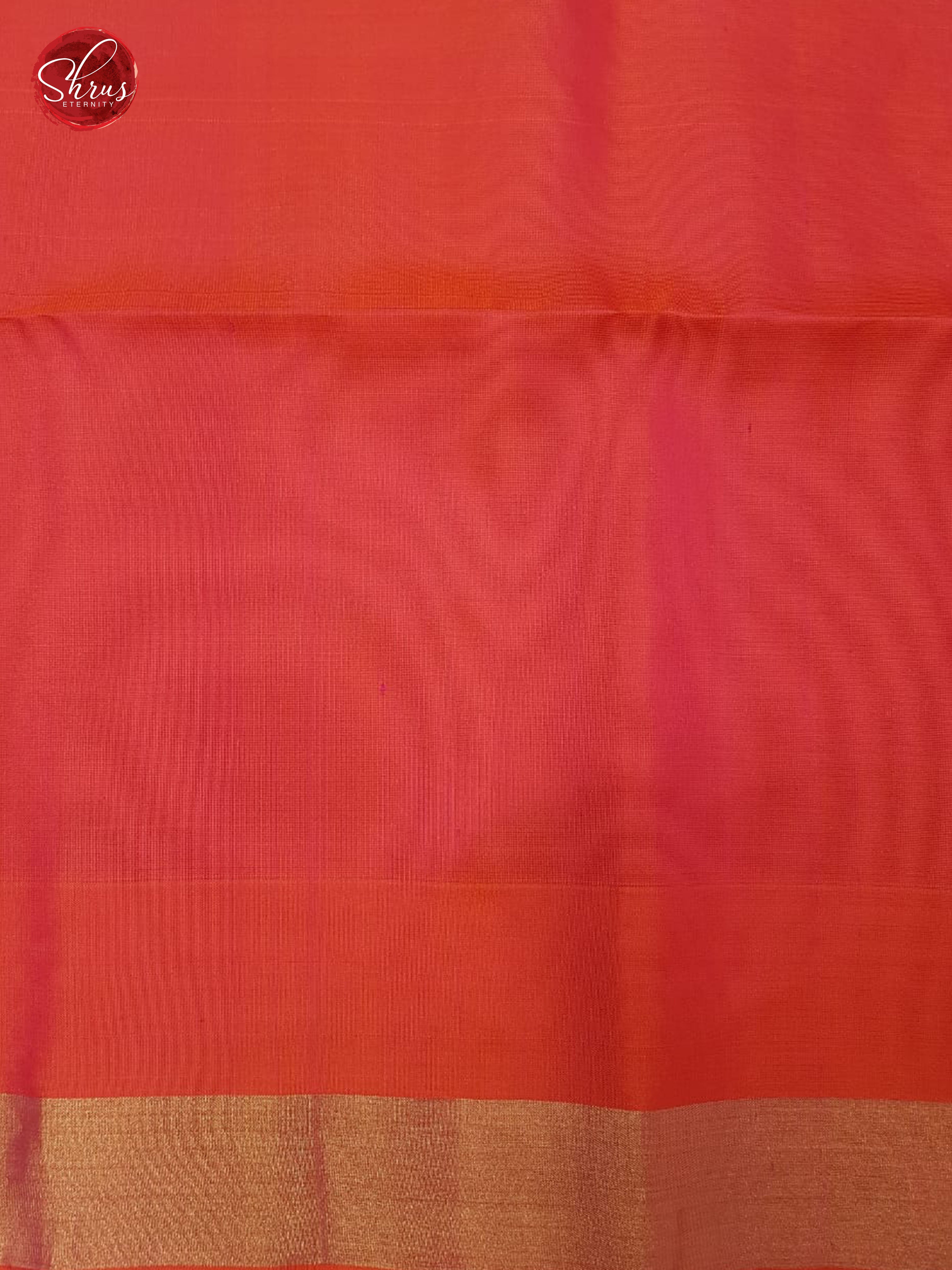 Pink & Grey - Soft Silk with Border & Gold Zari - Shop on ShrusEternity.com
