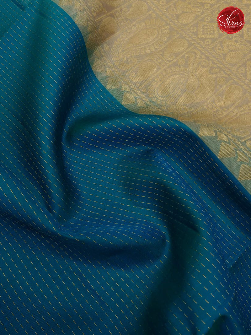 Teal Blue & Biscuit - Soft Silk - Shop on ShrusEternity.com