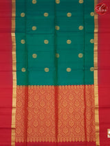 Rama Green & Pinkish Red - Soft Silk - Shop on ShrusEternity.com